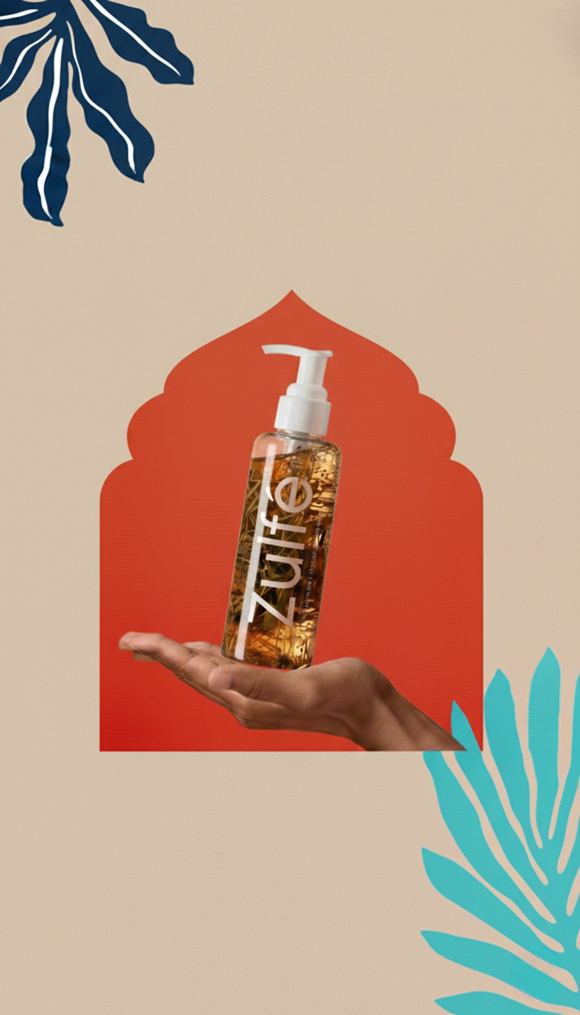 an abstract photo of a curved building with a blue sky in the background