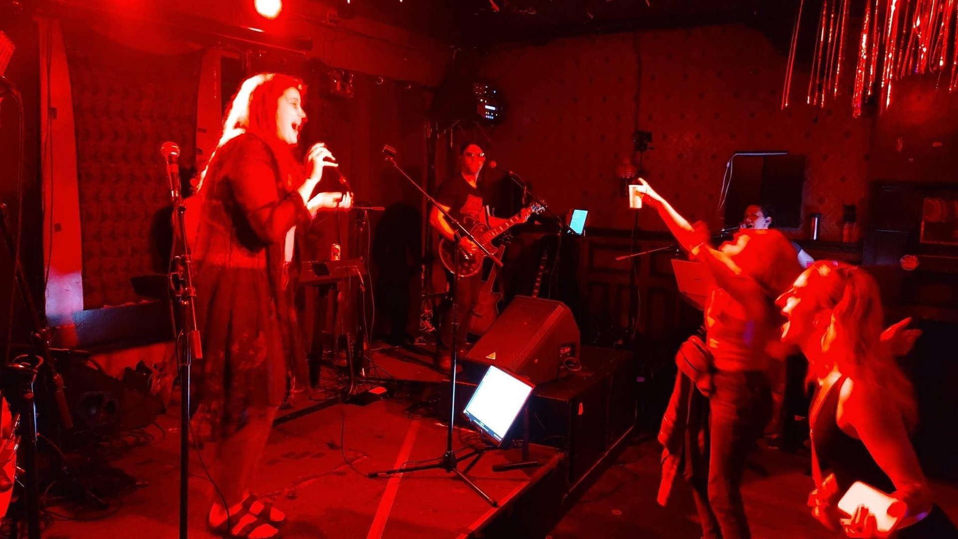 black blue and yellow textile