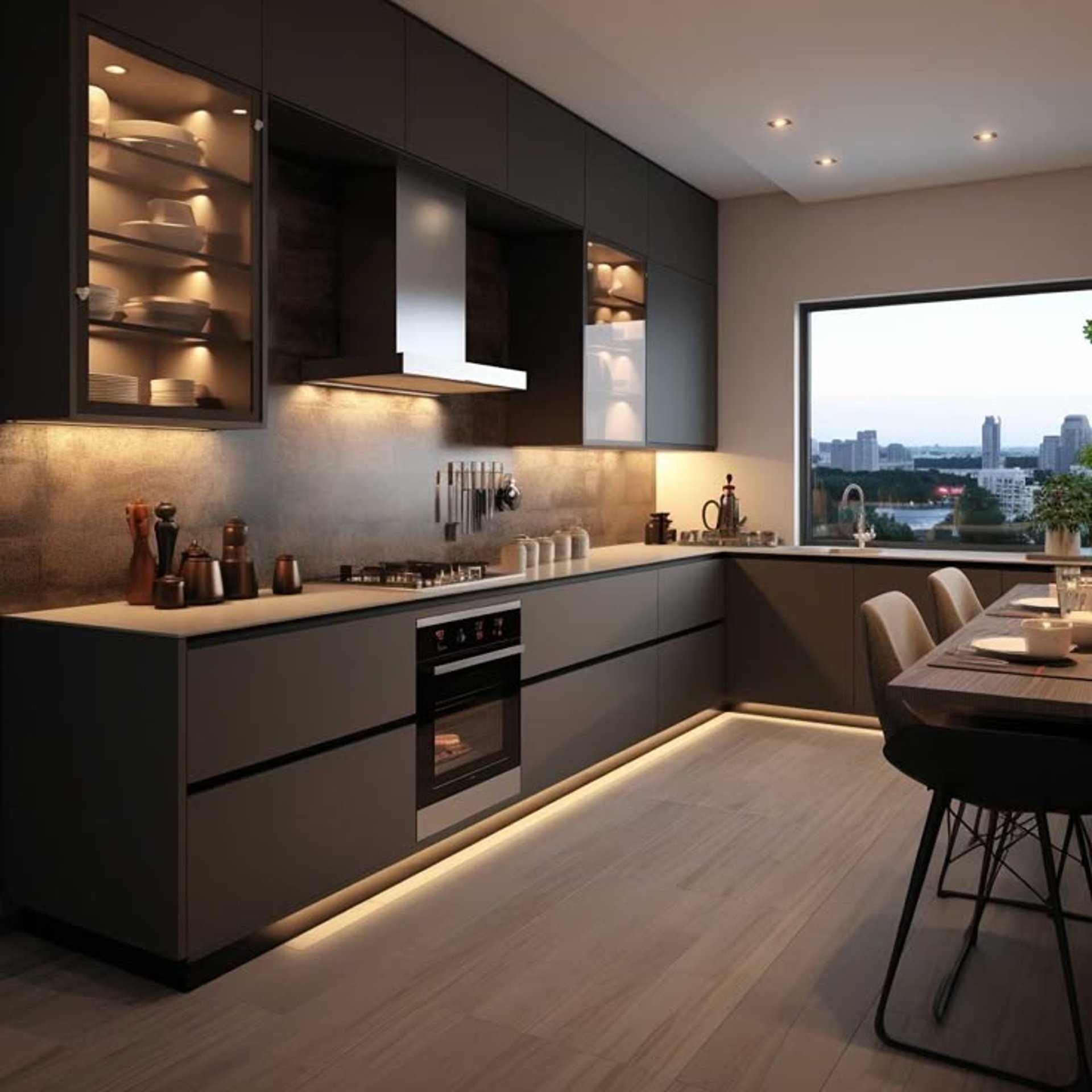 white wooden kitchen cabinet with stainless steel faucet