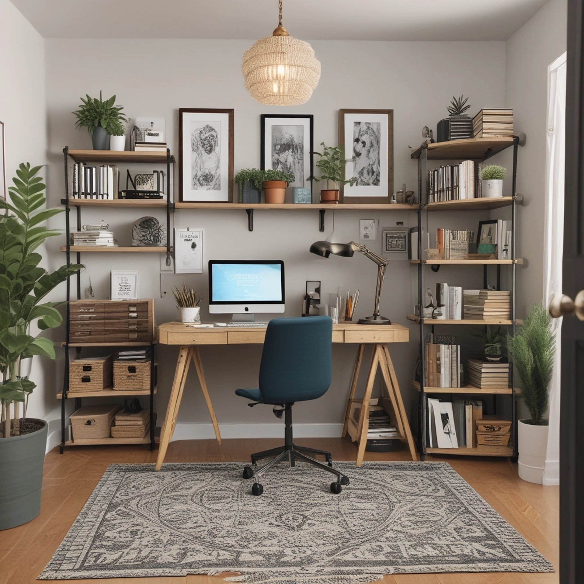 gray computer monitor