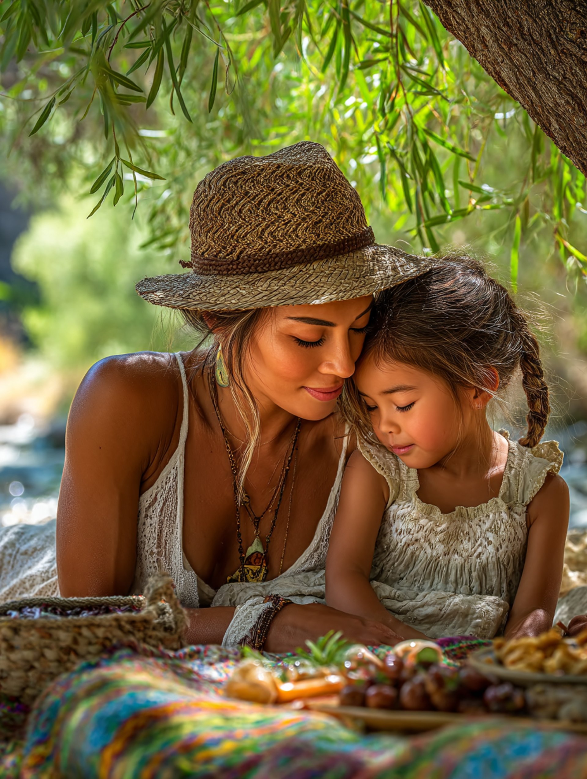 an abstract photo of a curved building with a blue sky in the background