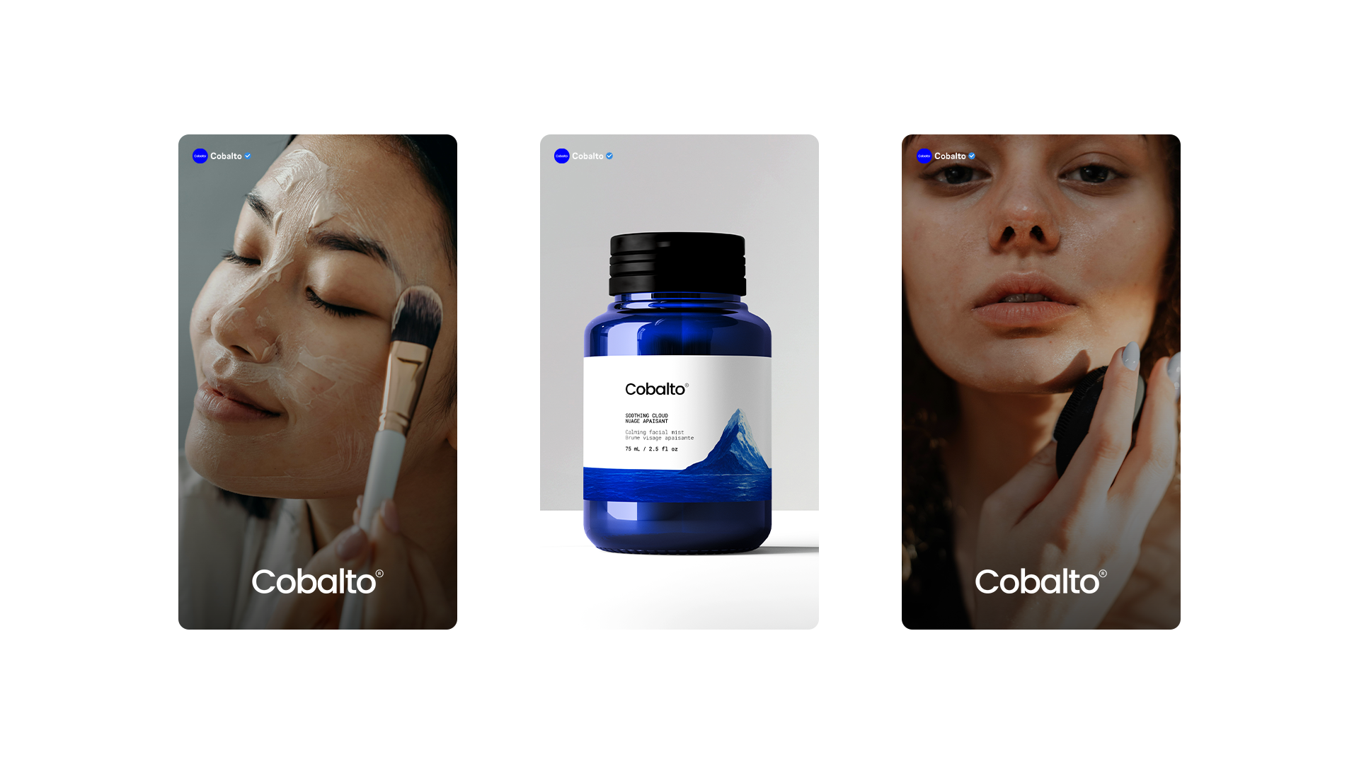 an abstract photo of a curved building with a blue sky in the background