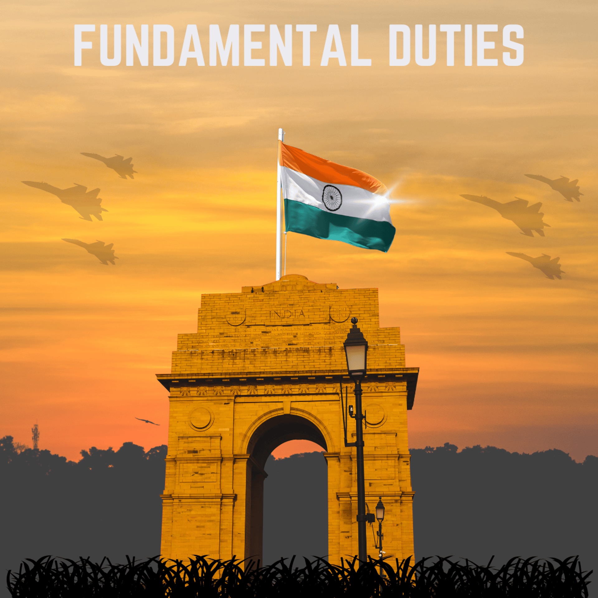 white orange and green striped flag