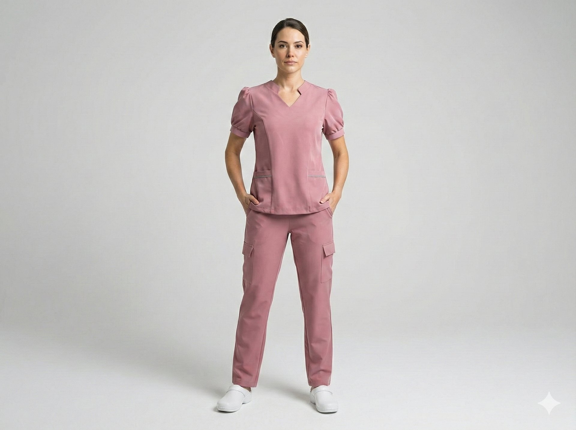 woman wearing yellow long-sleeved dress under white clouds and blue sky during daytime