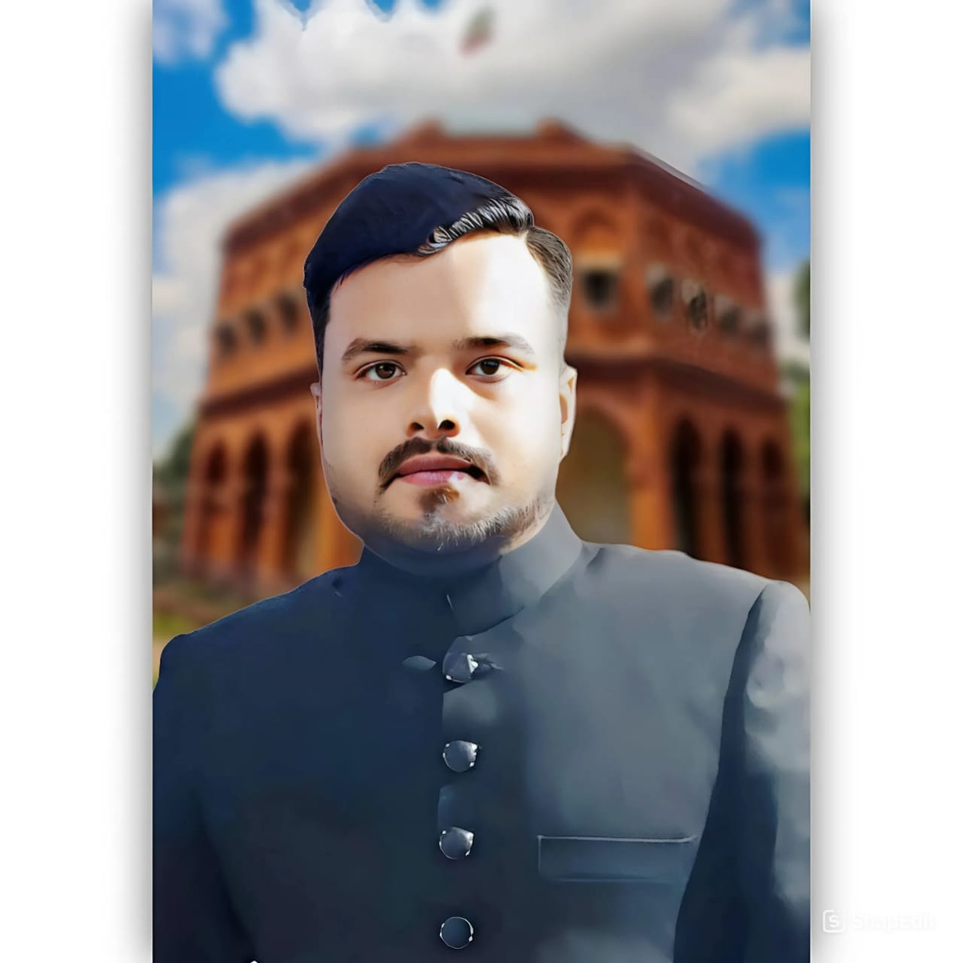 woman wearing yellow long-sleeved dress under white clouds and blue sky during daytime