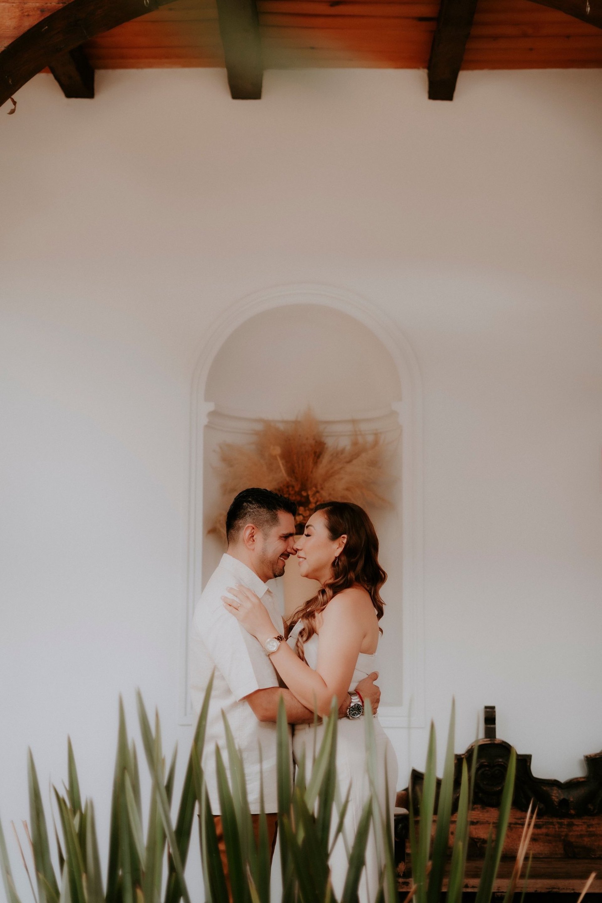 a man and a woman standing next to each other