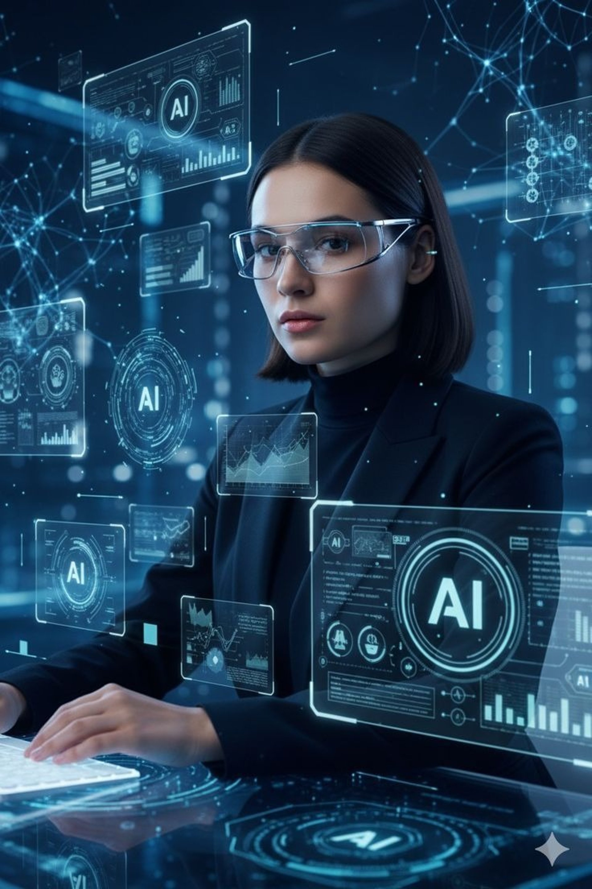 an abstract photo of a curved building with a blue sky in the background