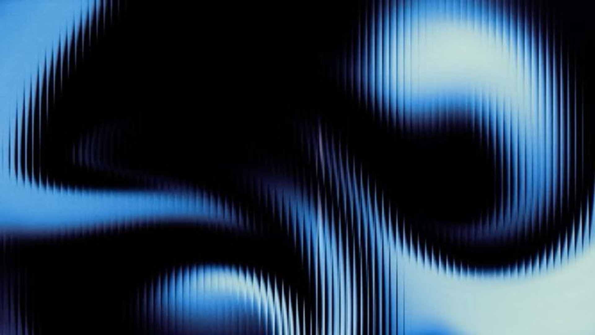 a blue background with a white border