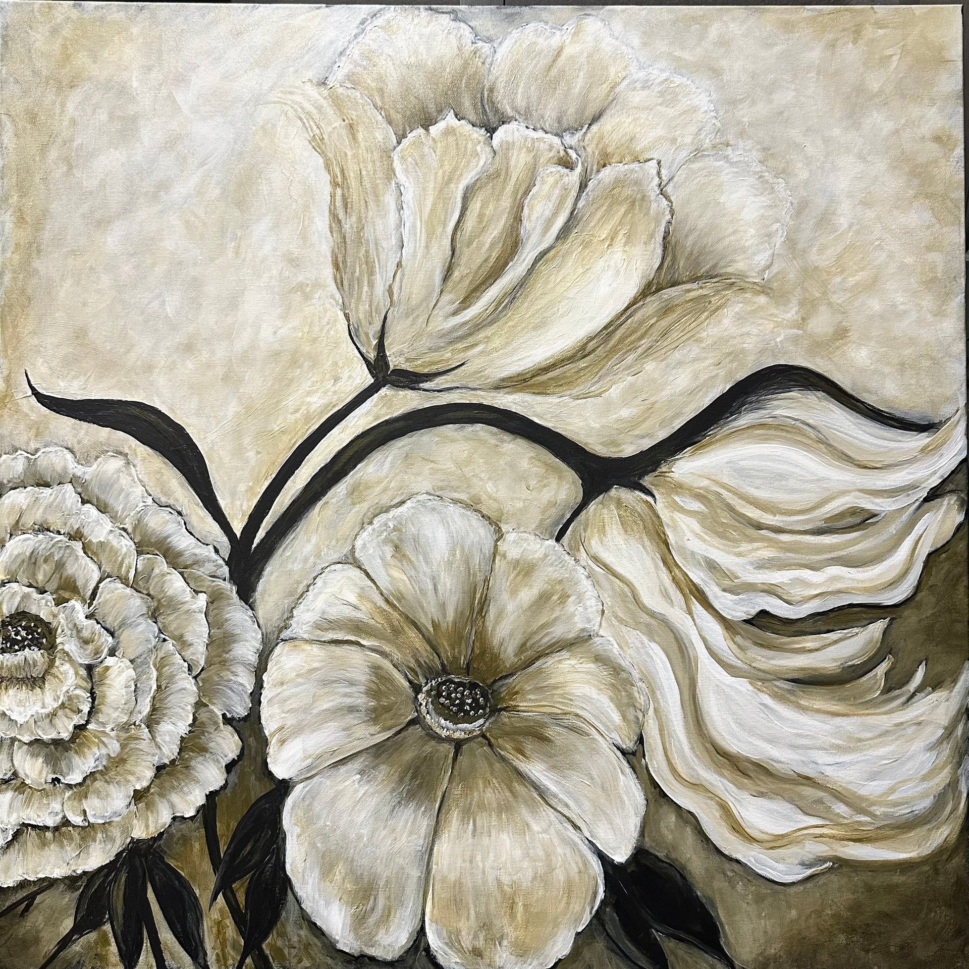 greyscale photo of rose flower