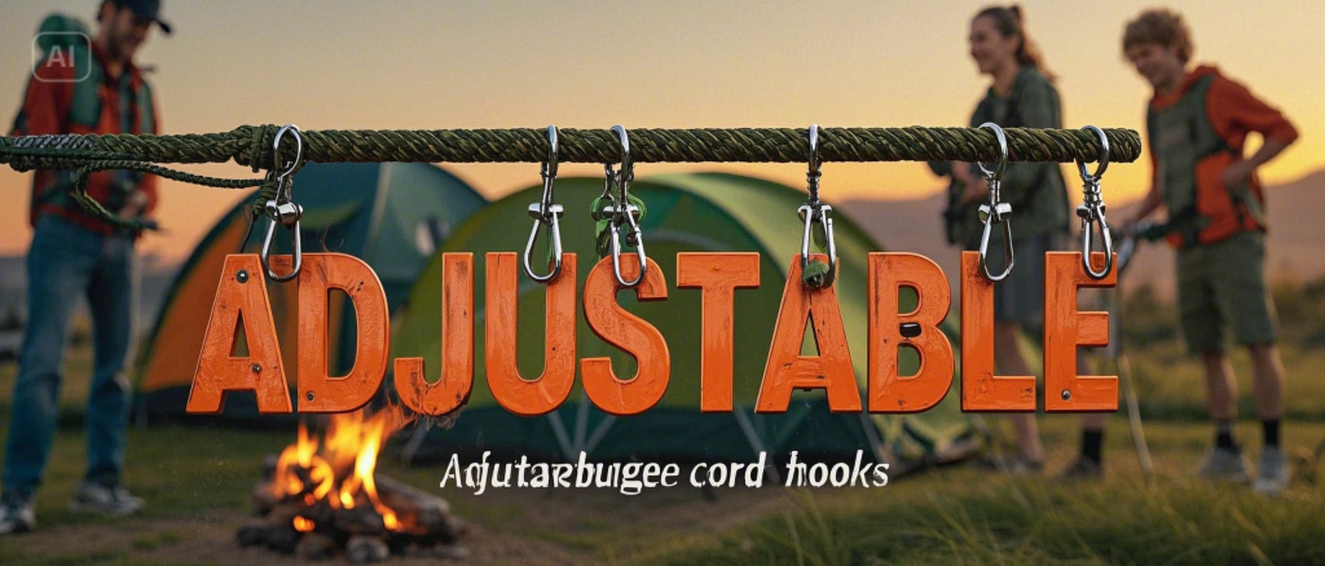 Adjustable Bungee Cord Hooks