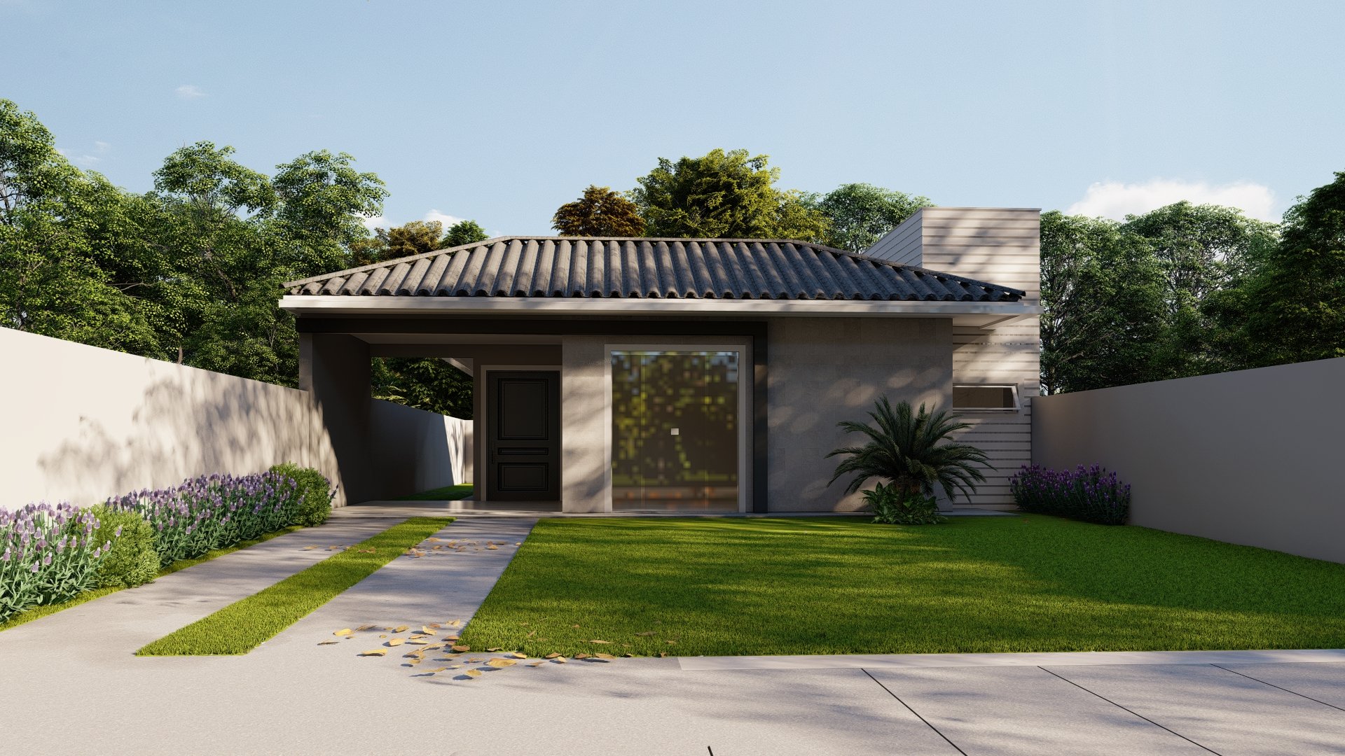 an abstract photo of a curved building with a blue sky in the background