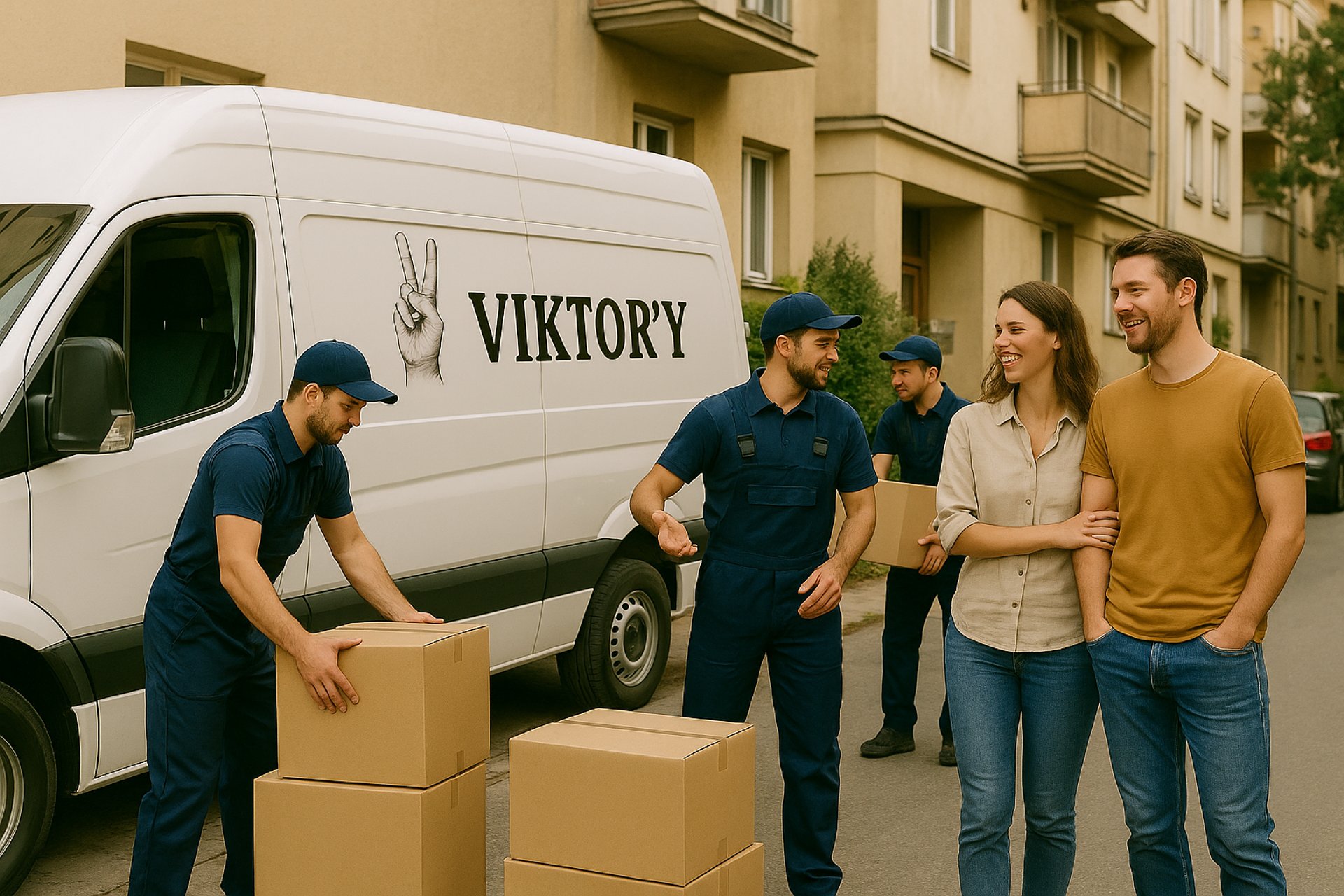 a man and a little girl are sitting on the floor in front of boxes