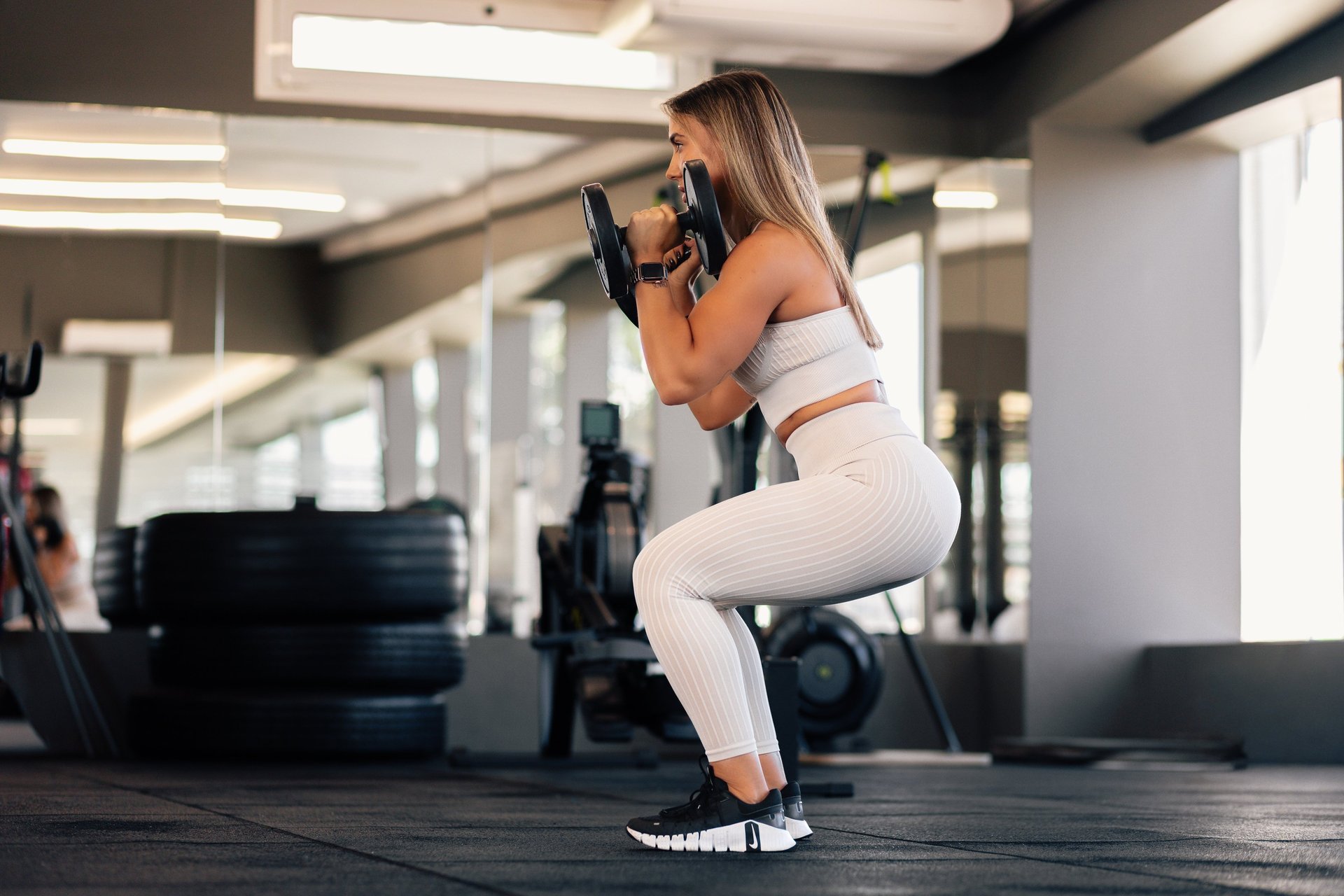 woman doing yoga