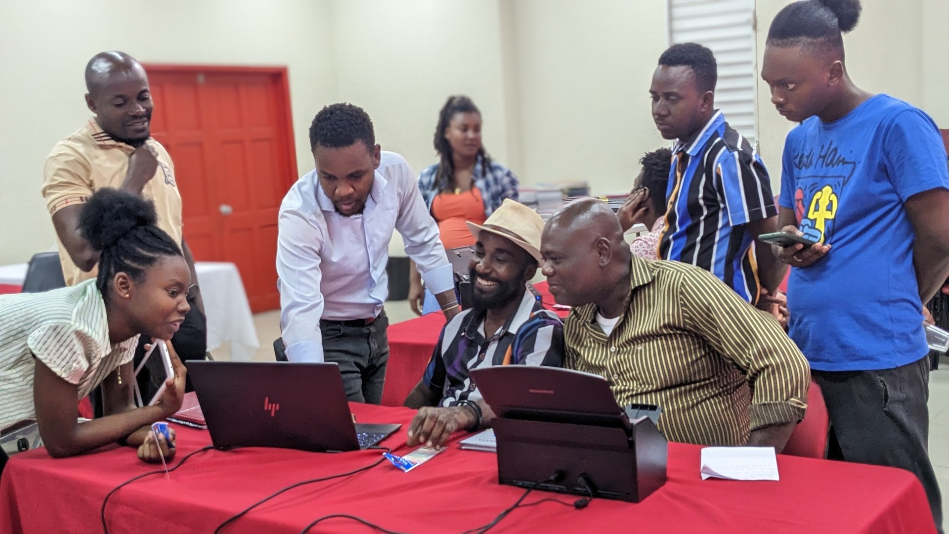 an abstract photo of a curved building with a blue sky in the background