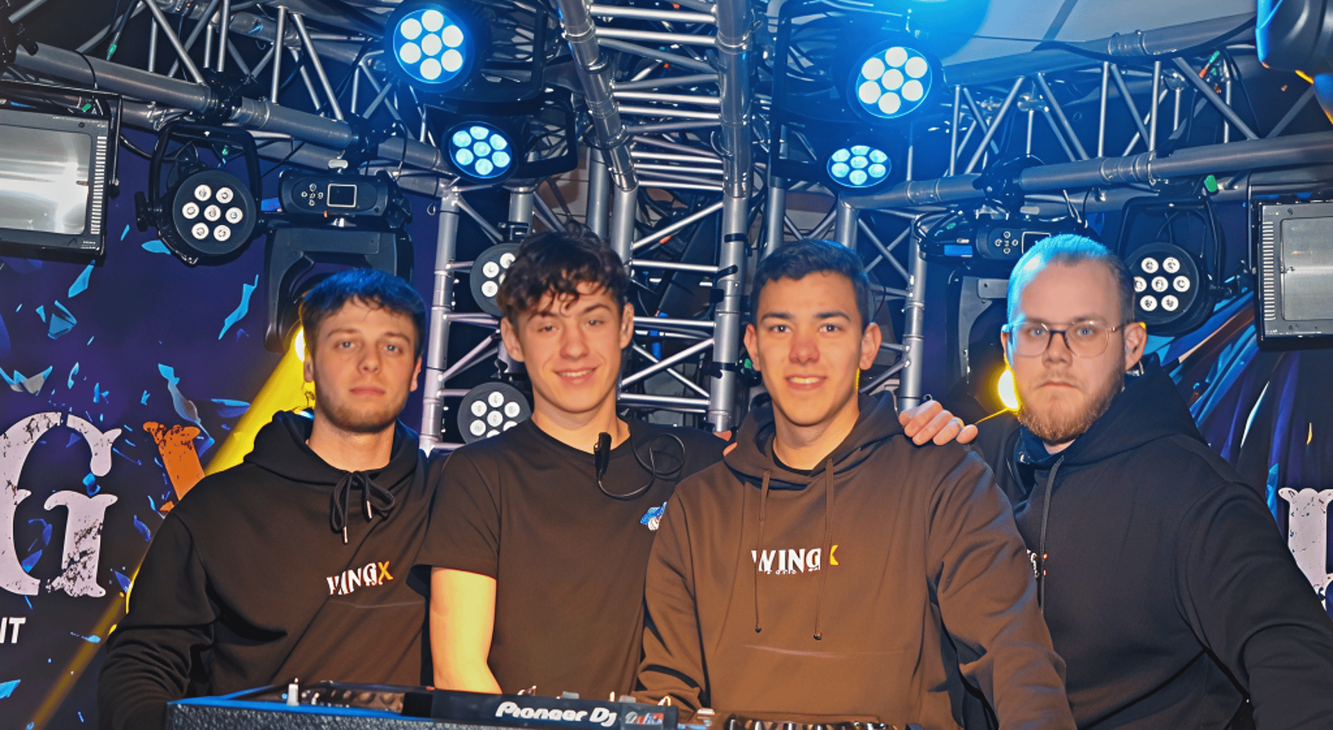 black blue and yellow textile