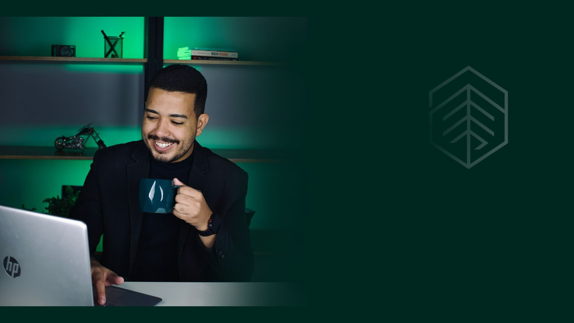 black and brown leather padded tub sofa