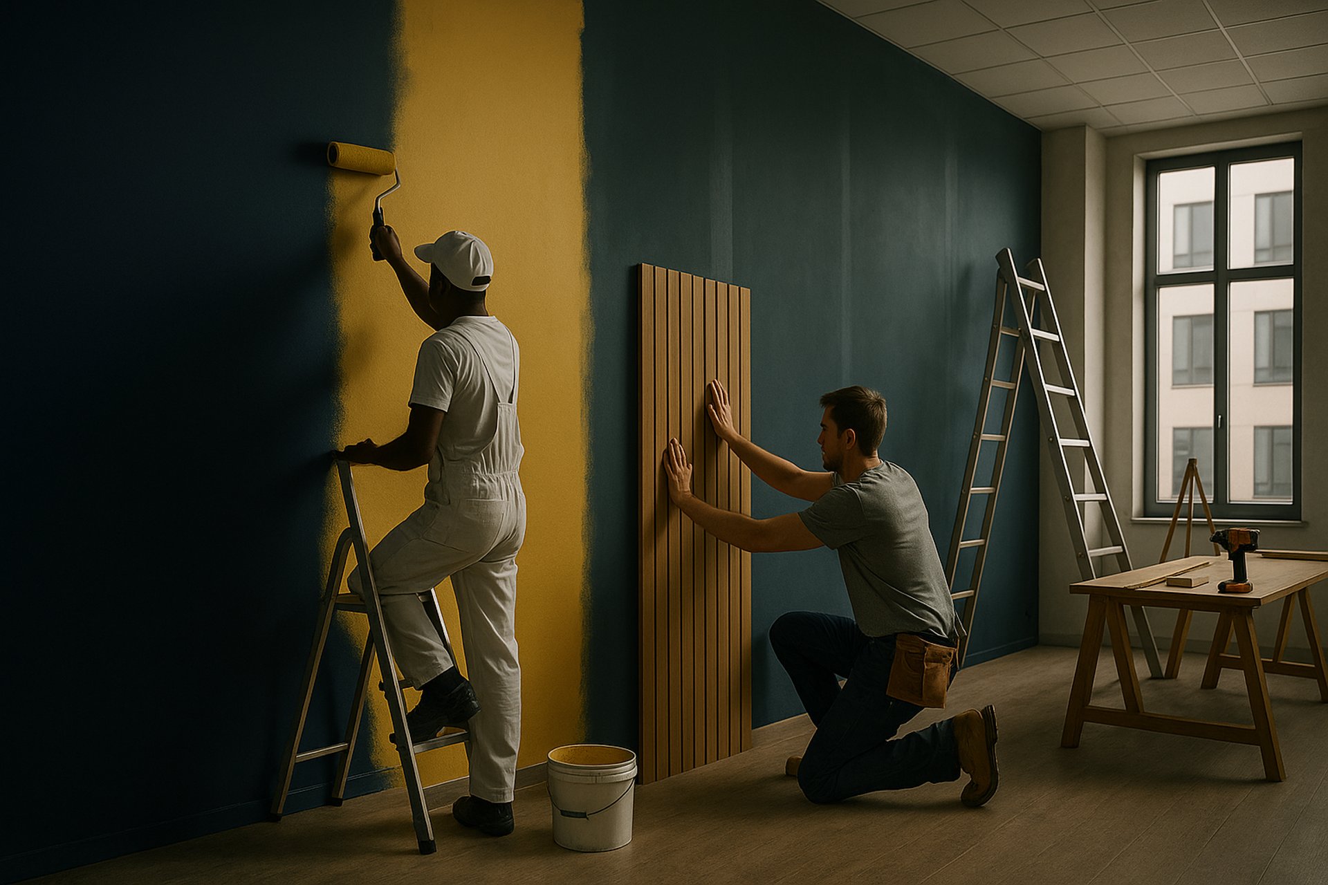 Interior and exterior house painting colour palette – professional painters and renovation experts in Delhi NCR.
