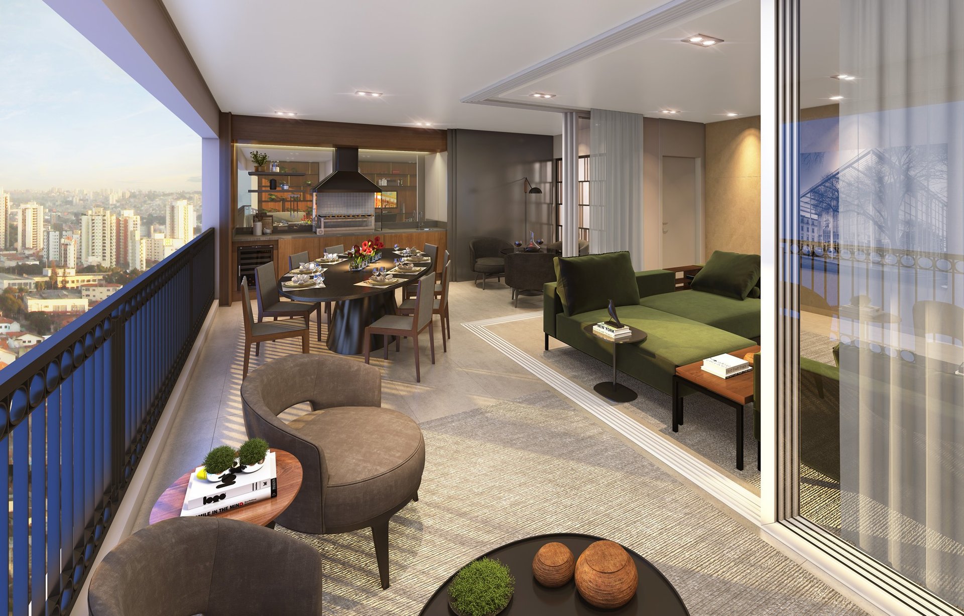 black and brown leather padded tub sofa