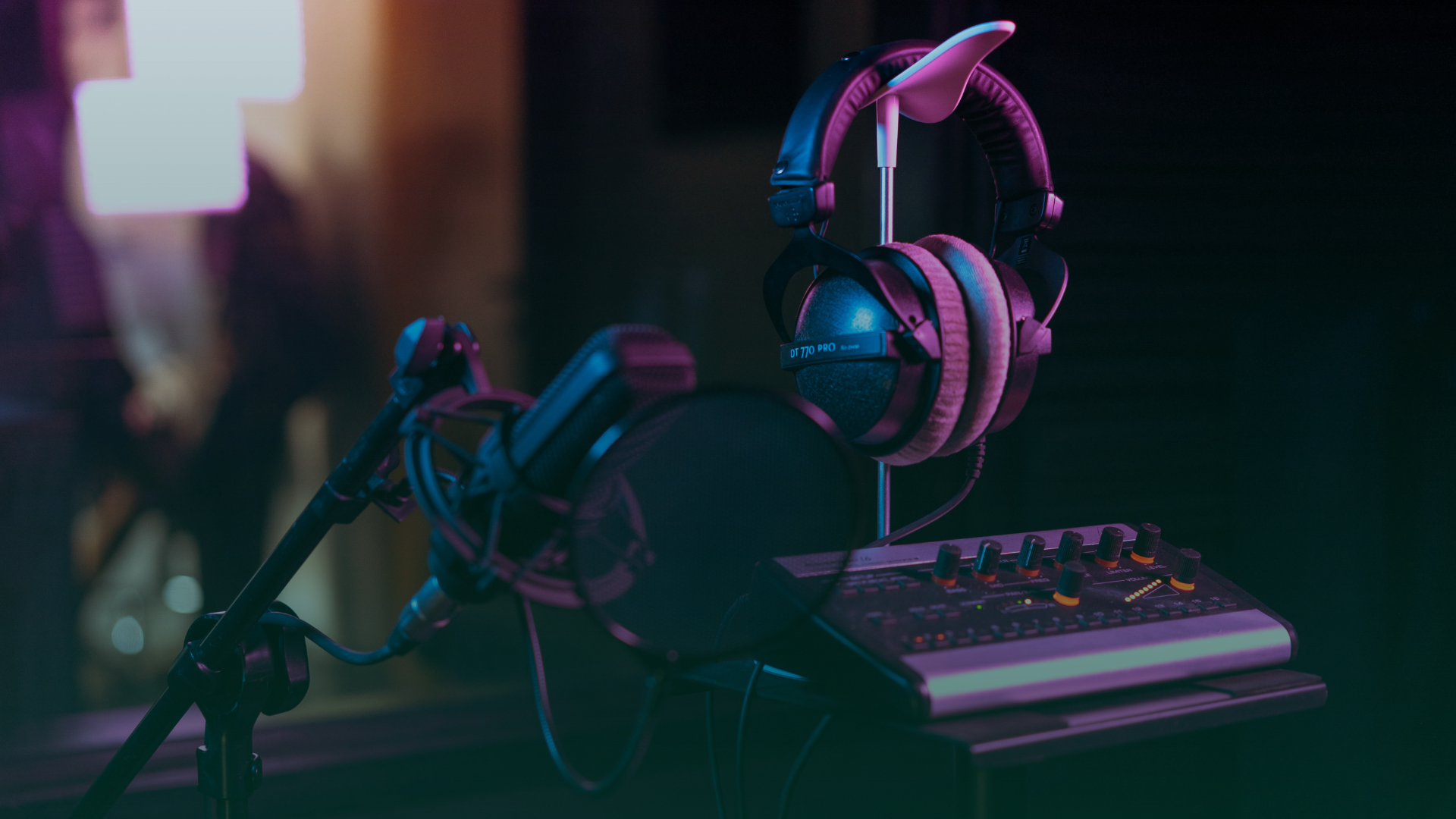 Sessions on the Green music studio view