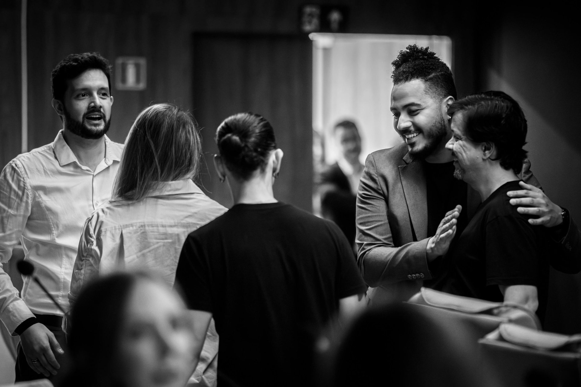 black blue and yellow textile