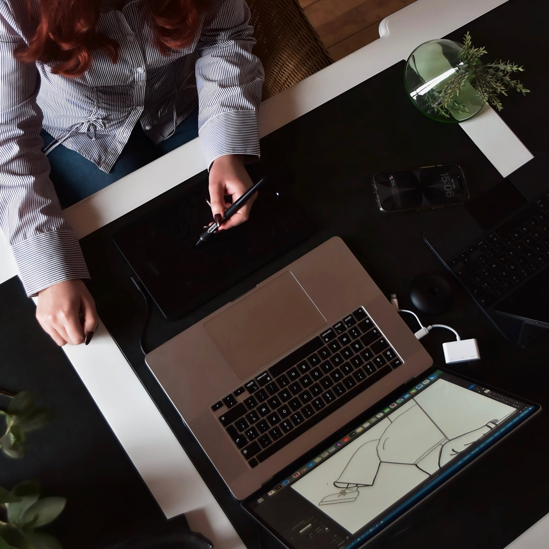 black blue and yellow textile