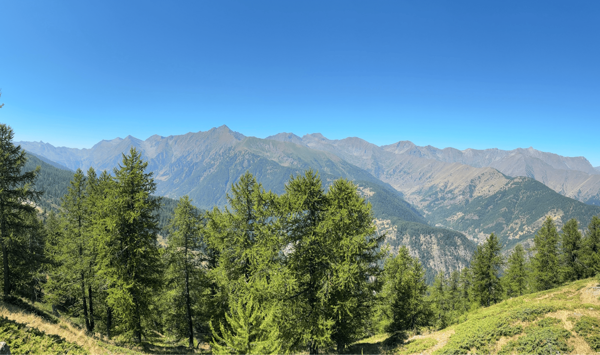 mountain range under blue sky