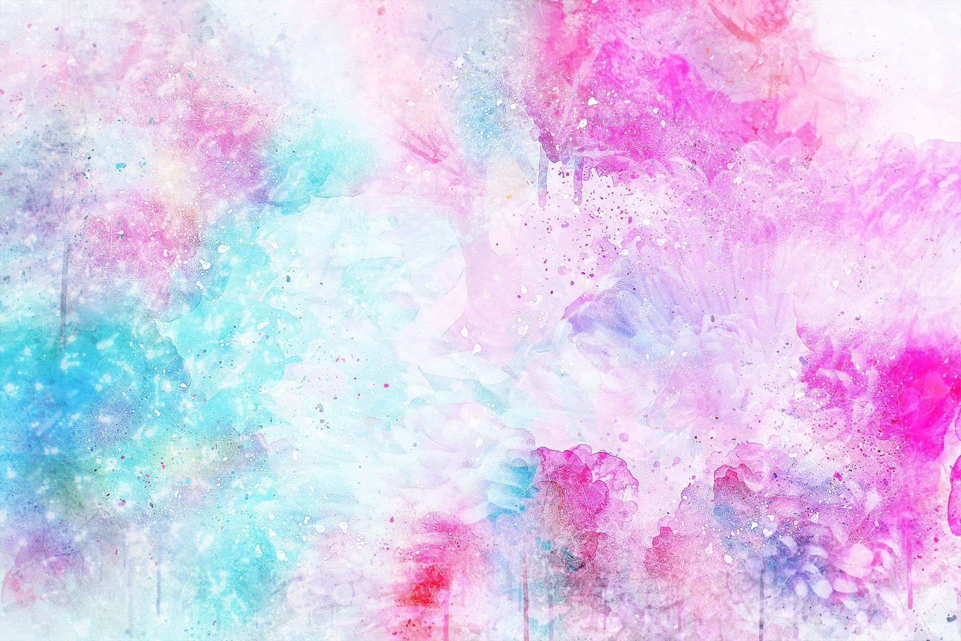 a white and blue abstract painting on a white background