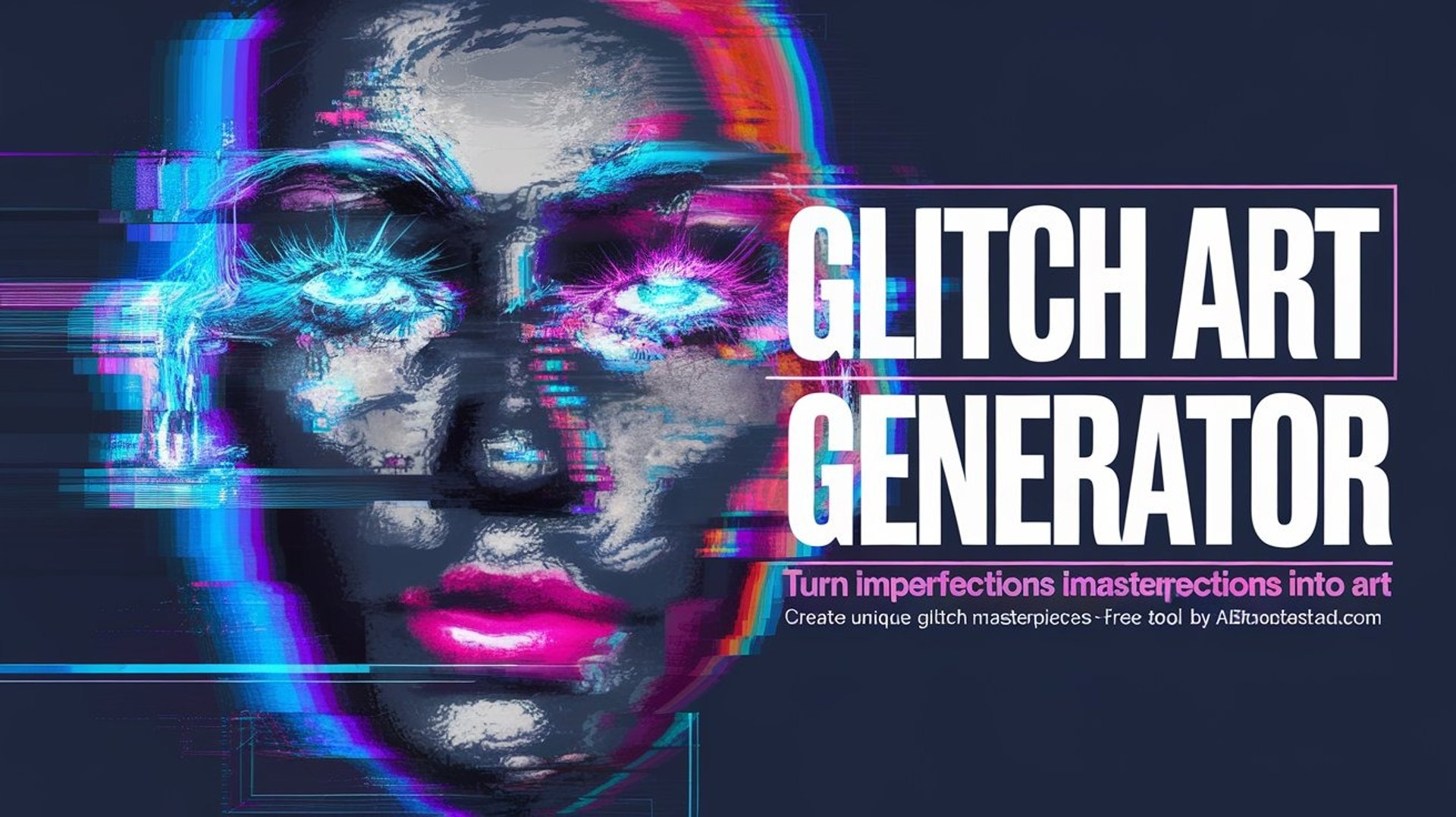 Generate Unique Glitch Art with AI – Fast & Creative