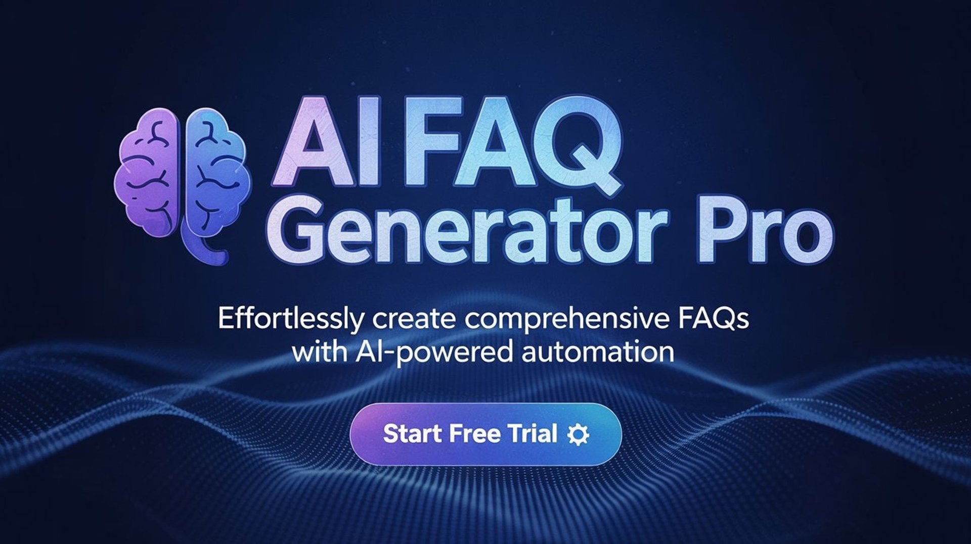  AI FAQ Generator Pro - Best AI Tool to Create Automated FAQs for Websites and Apps