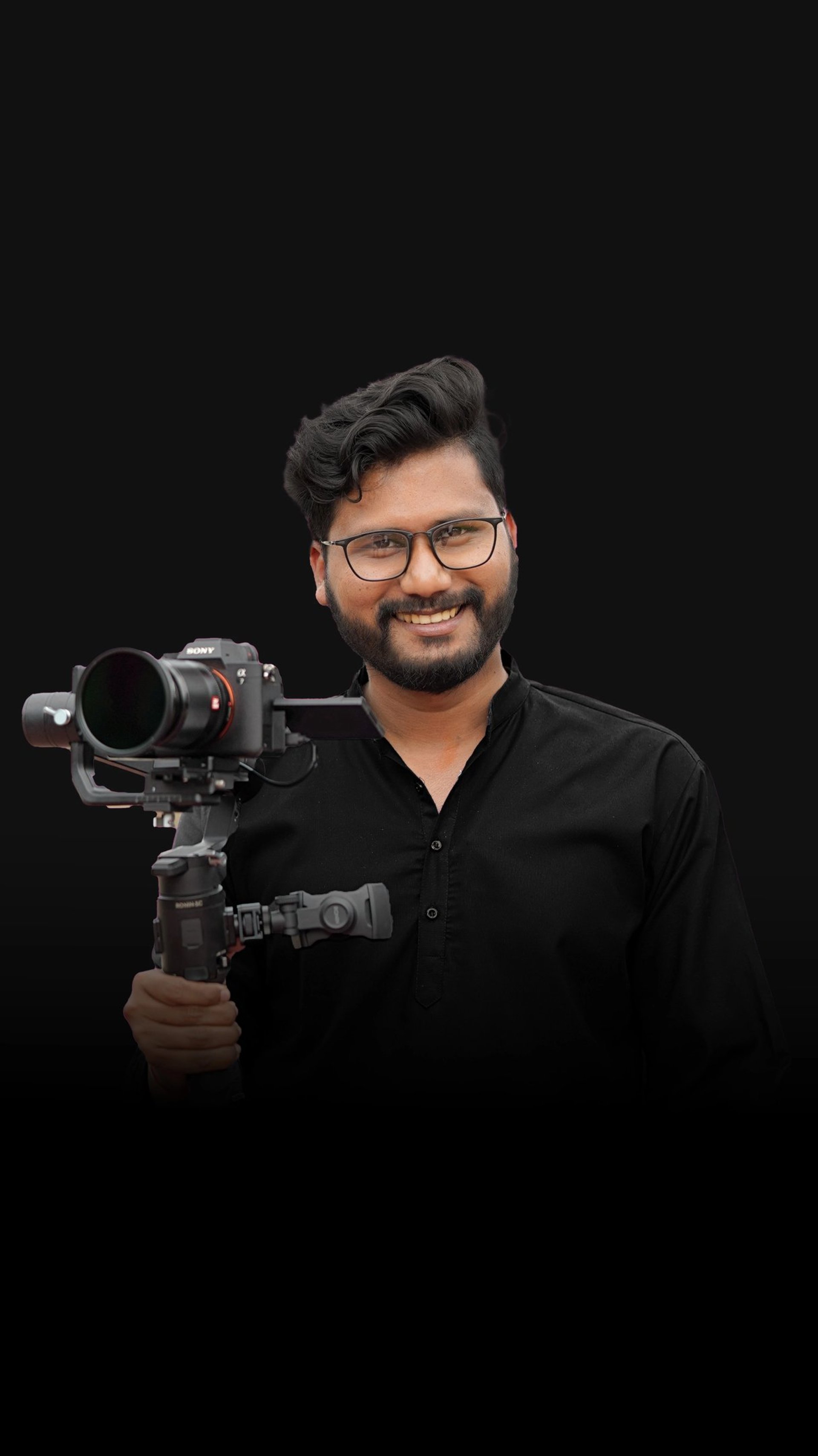 an abstract photo of a curved building with a blue sky in the background
