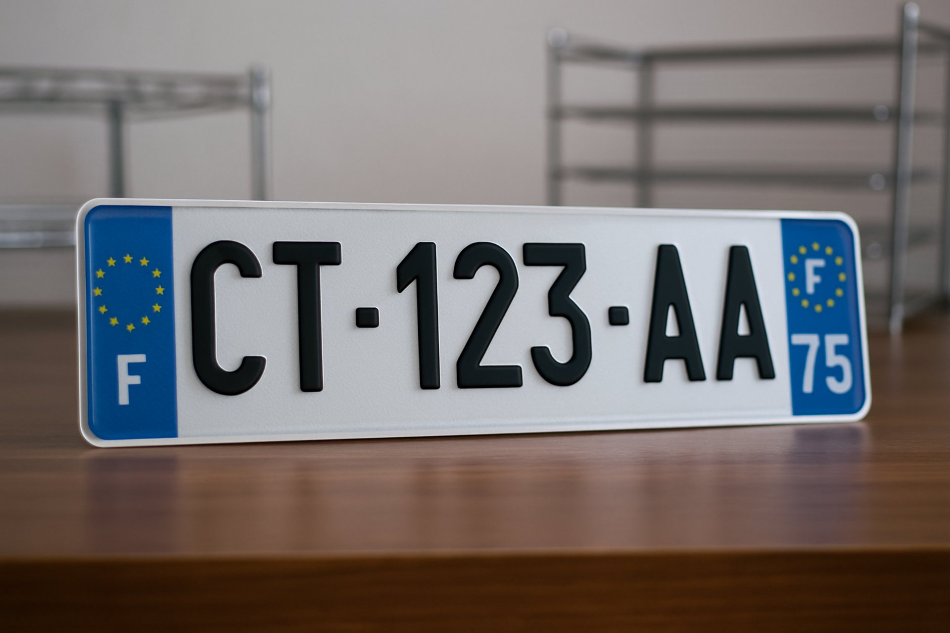 Plaque immatriculation Elimat carte grise