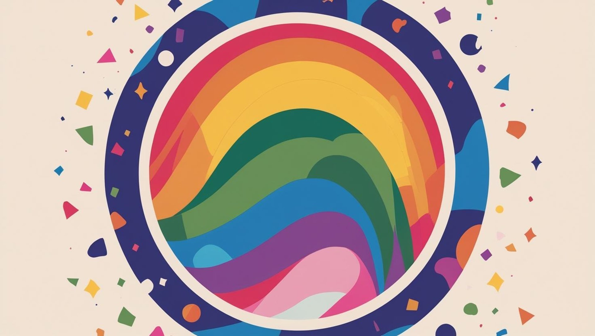 multicolored abstract painting