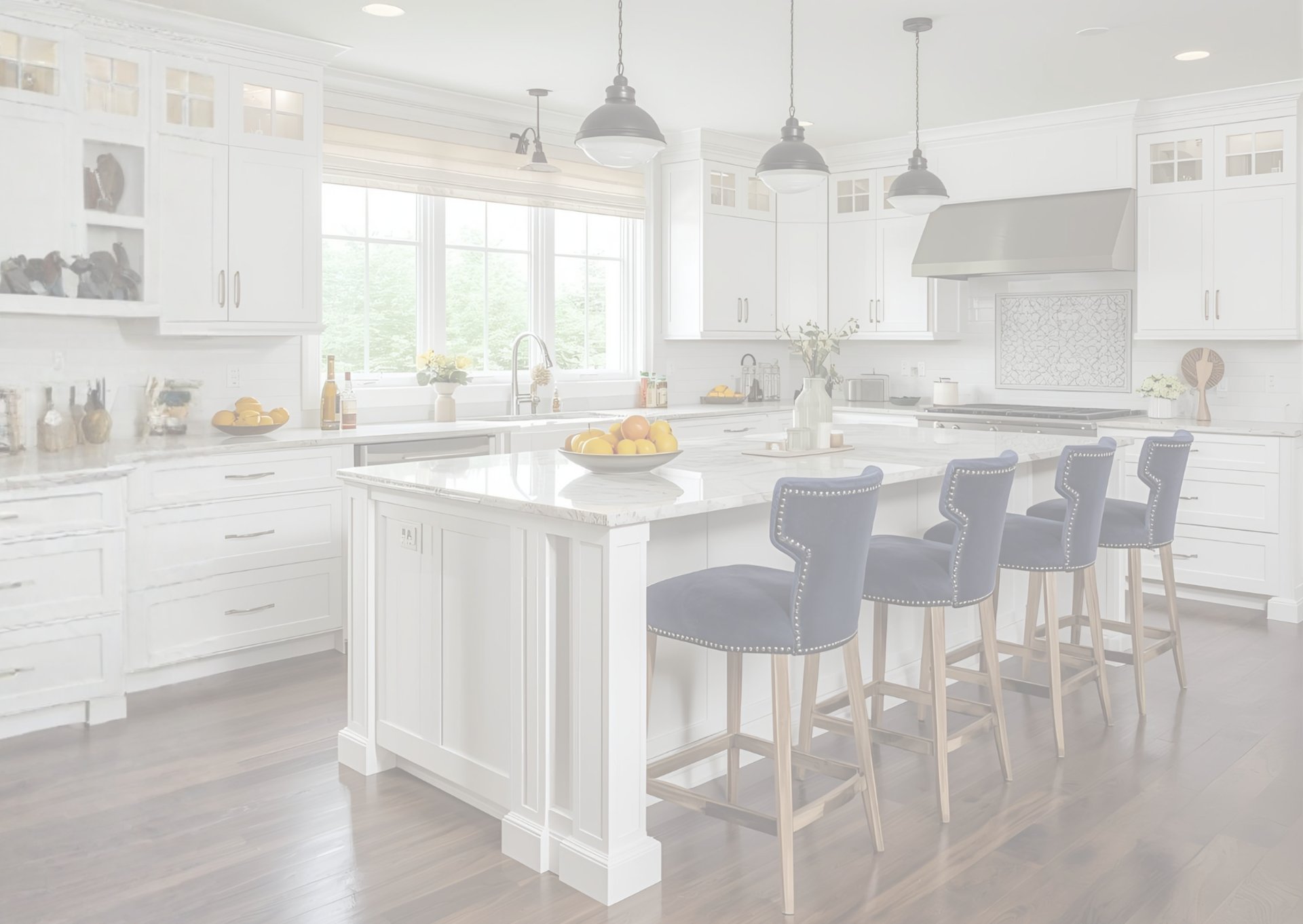 white wooden kitchen cabinet and white kitchen counter