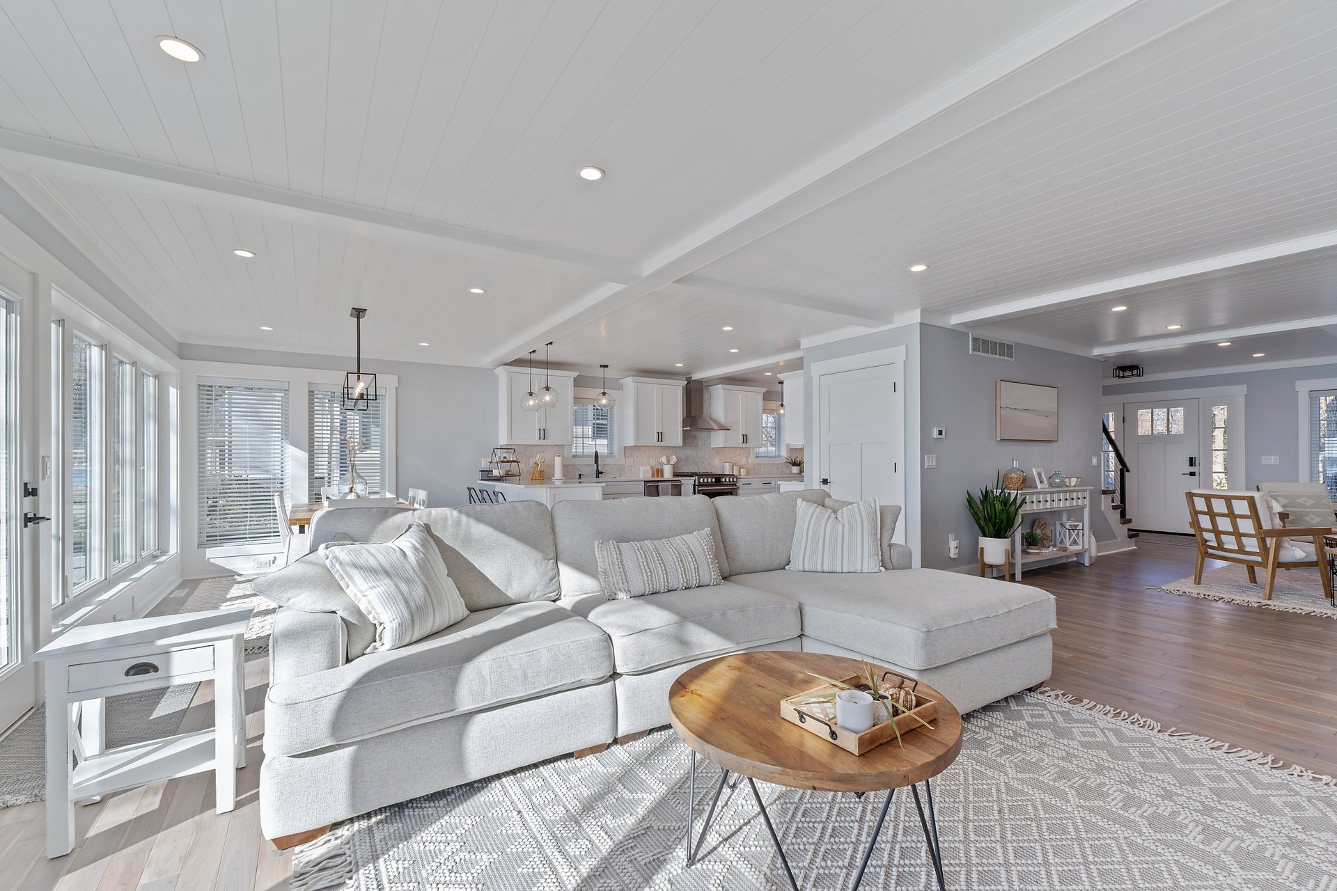 black and brown leather padded tub sofa