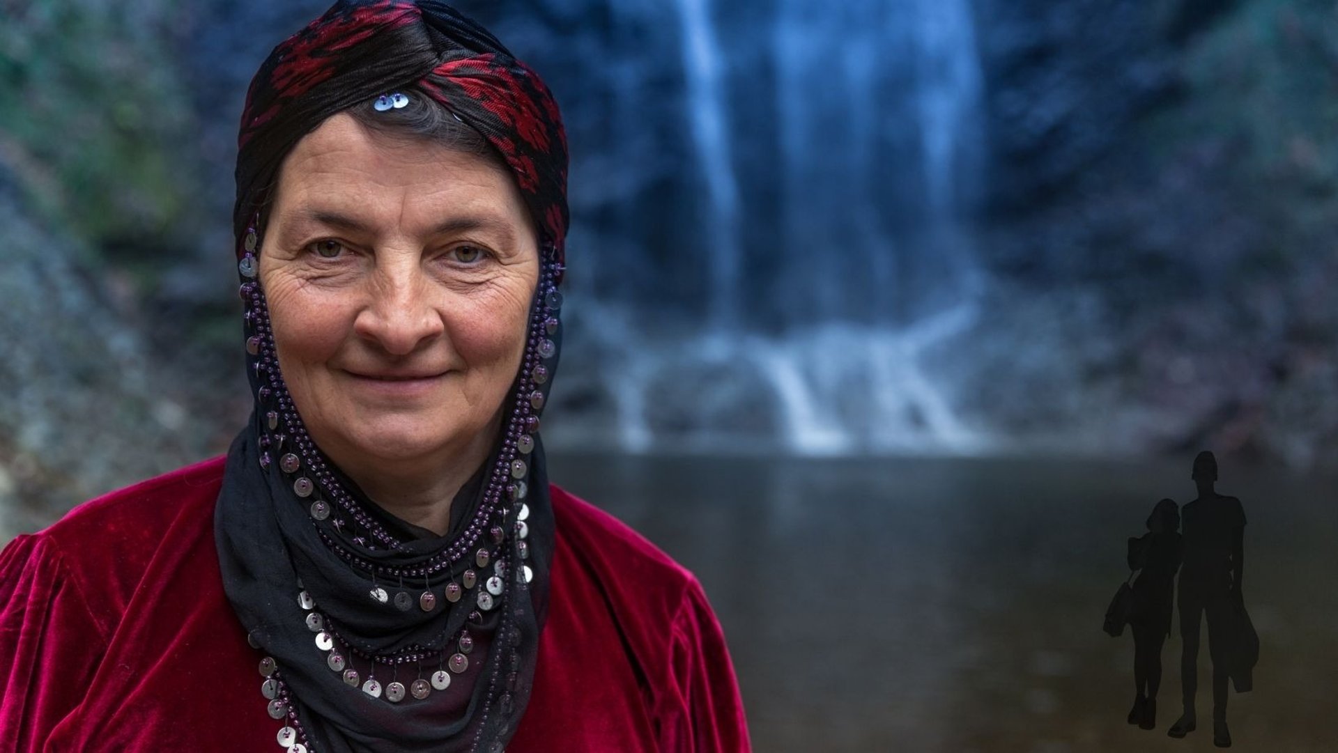 an abstract photo of a curved building with a blue sky in the background