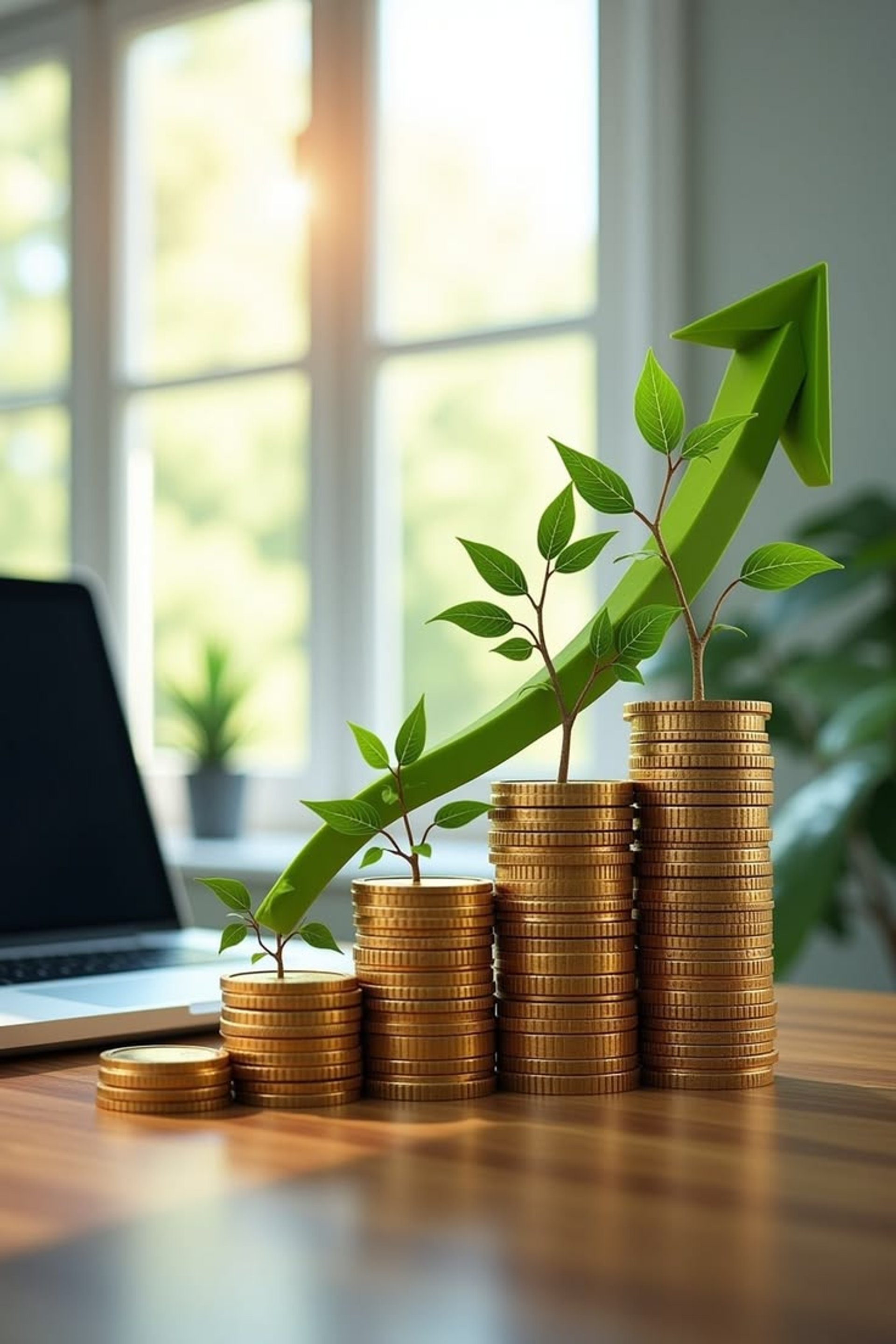 green plant near white window blinds