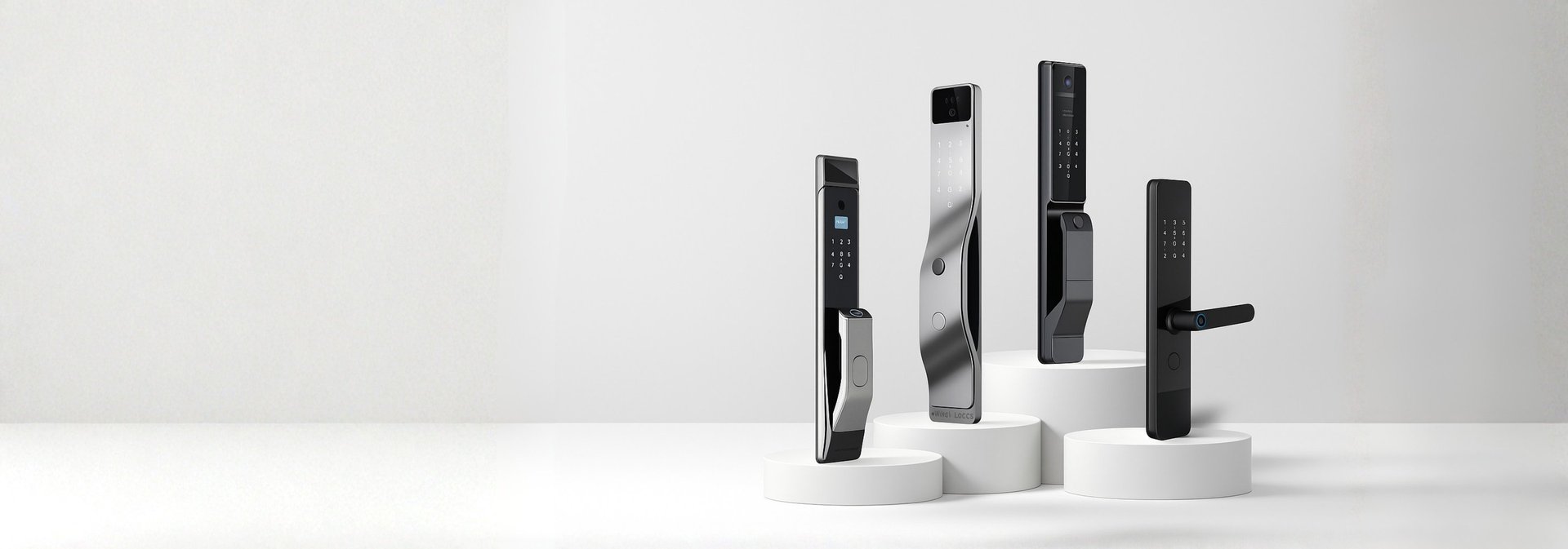 an abstract photo of a curved building with a blue sky in the background