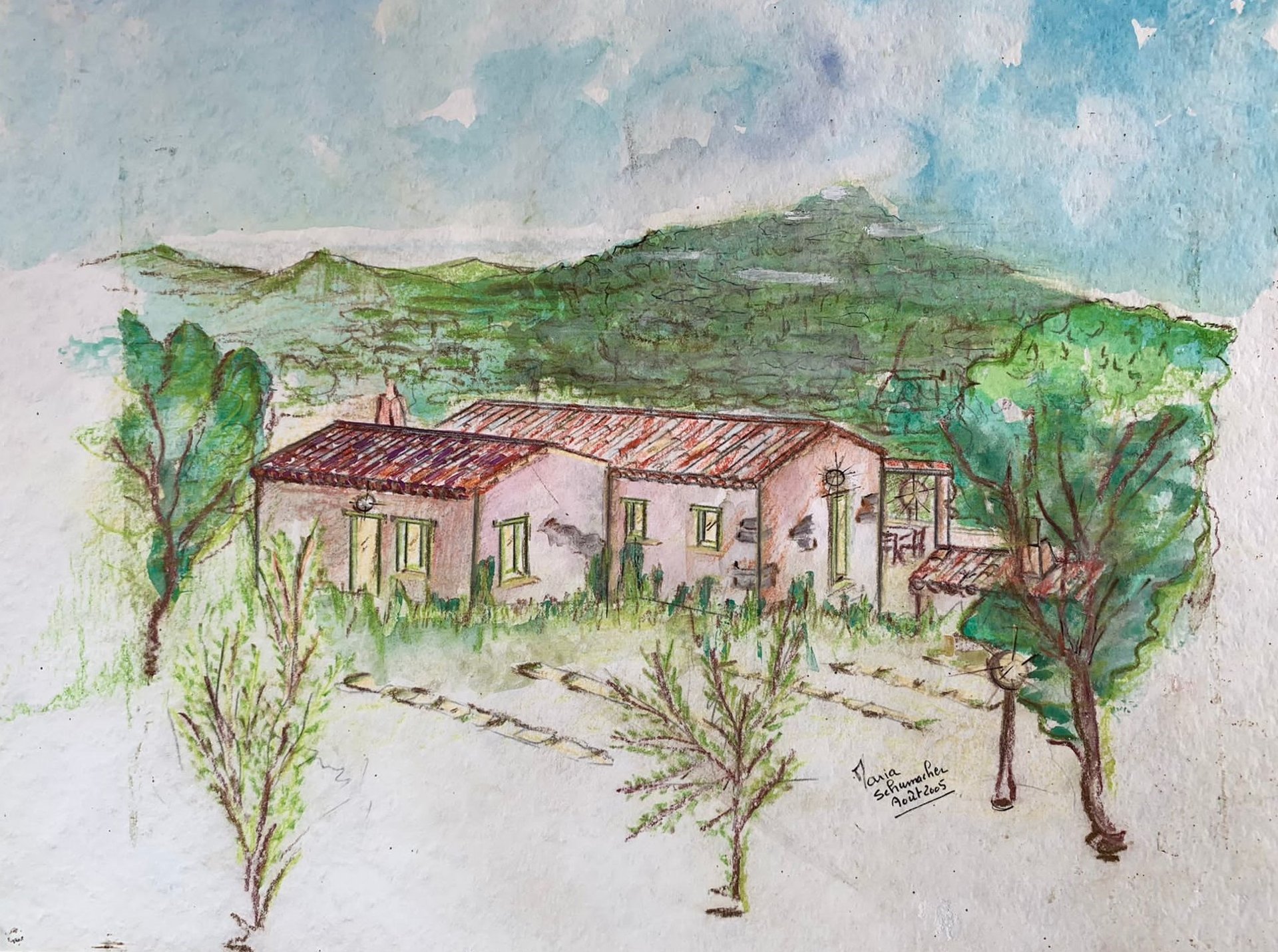 Dipinto dell' Agriturismo Agrisole vicino Olbia e Porto Rotondo