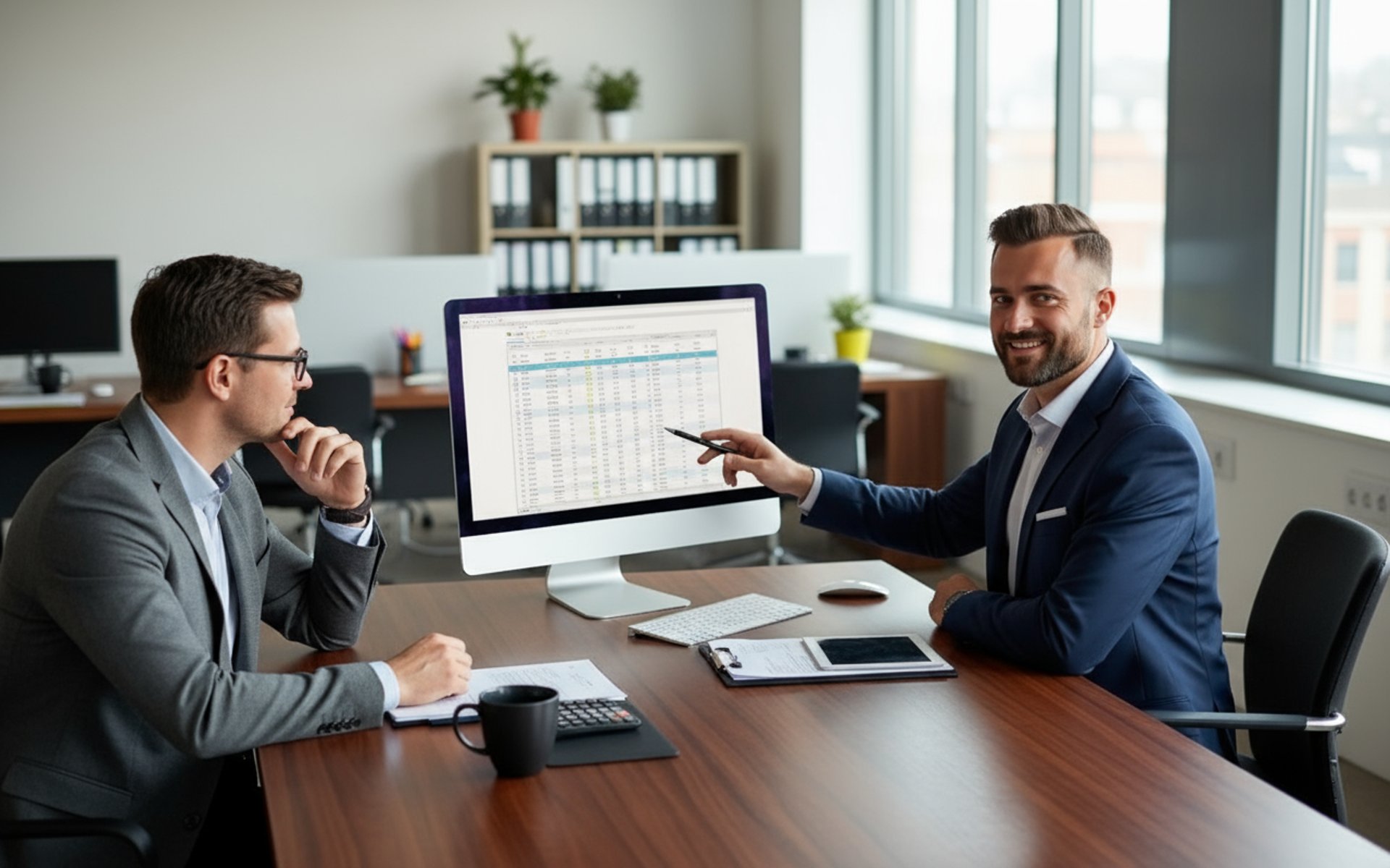 gray computer monitor