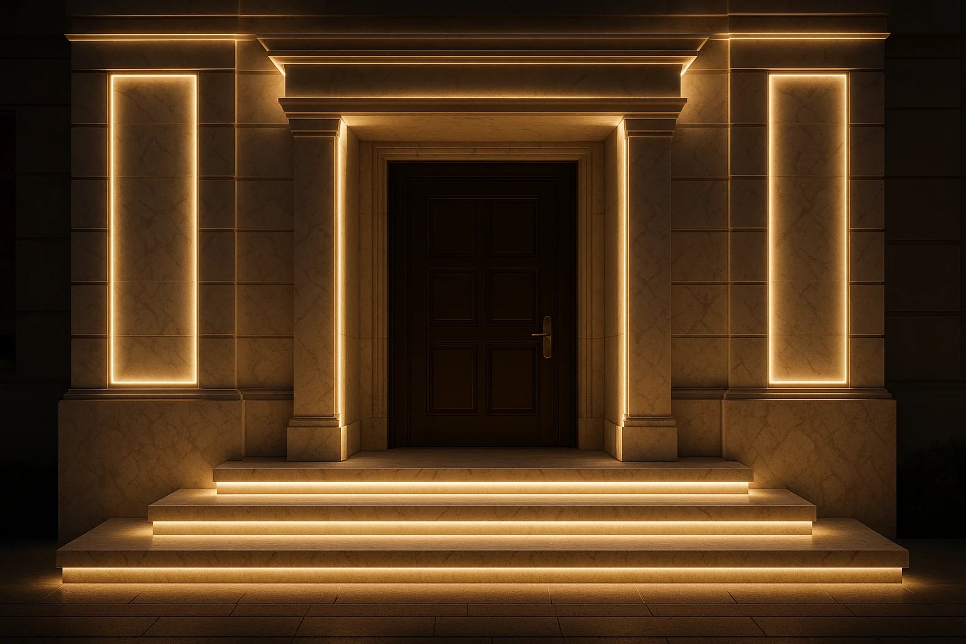 Elegant marble illumination