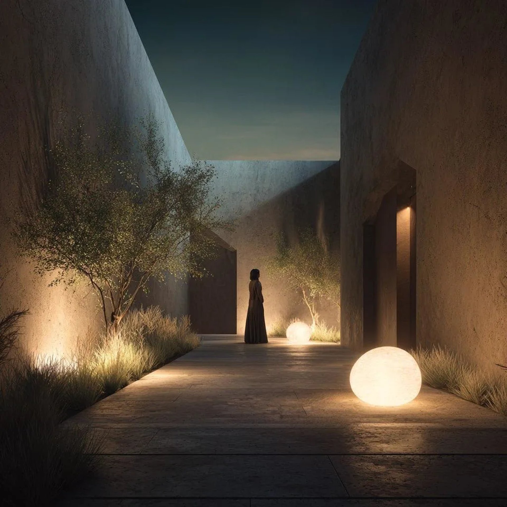 Modern house illumination