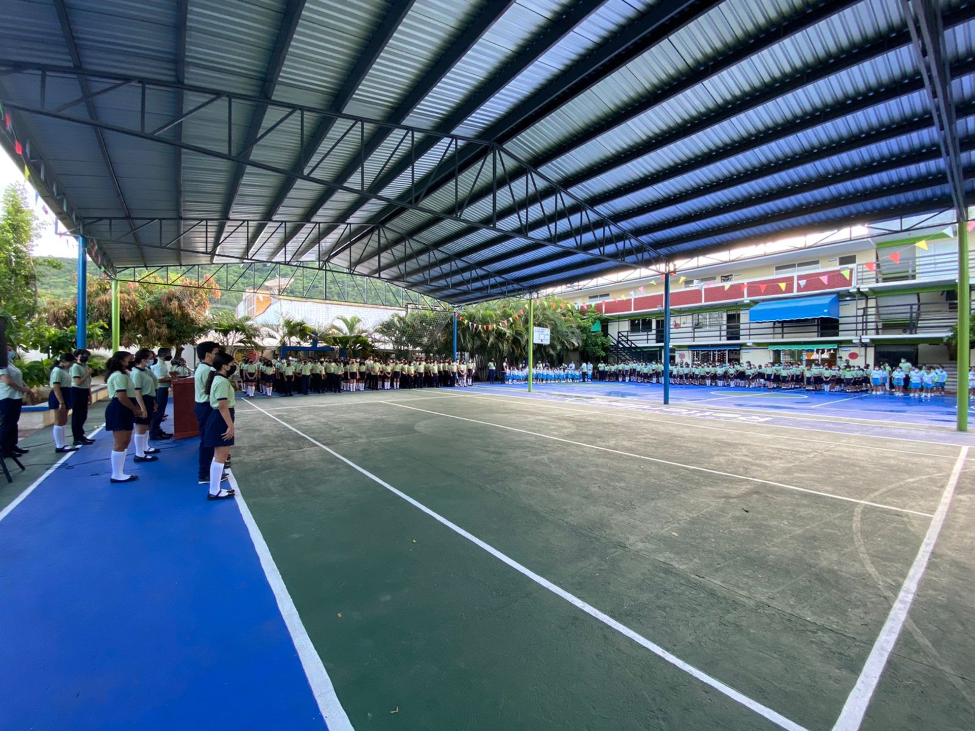 black blue and yellow textile