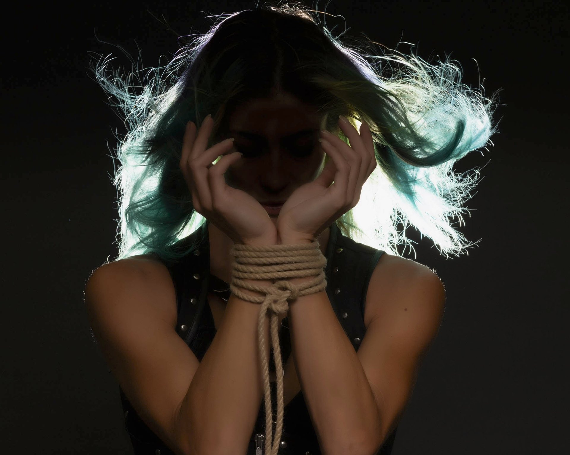 black and brown leather padded tub sofa