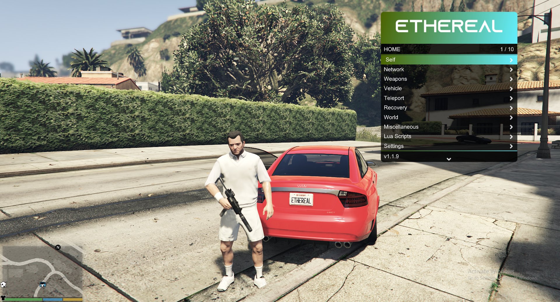 an abstract photo of a curved building with a blue sky in the background