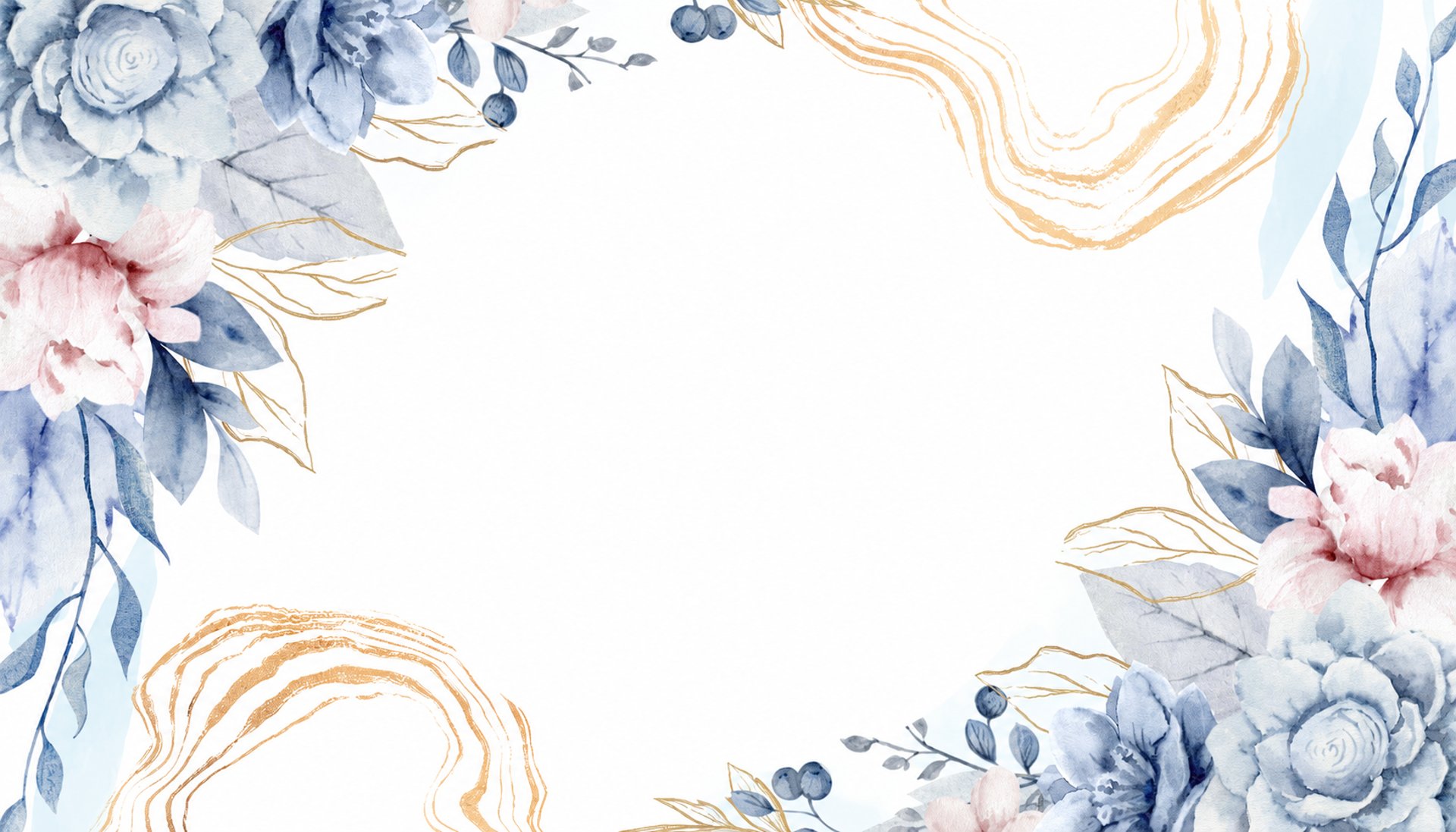 blue and white ceramic table decor on brown wooden table