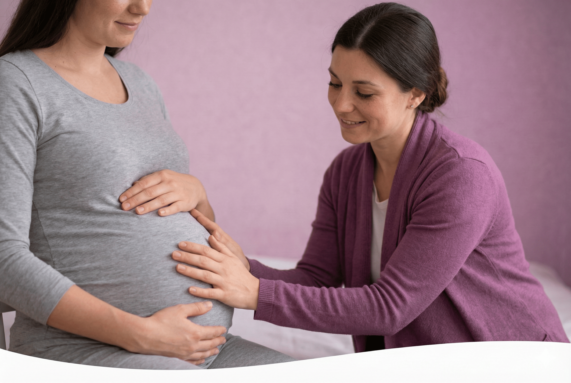 an abstract photo of a curved building with a blue sky in the background