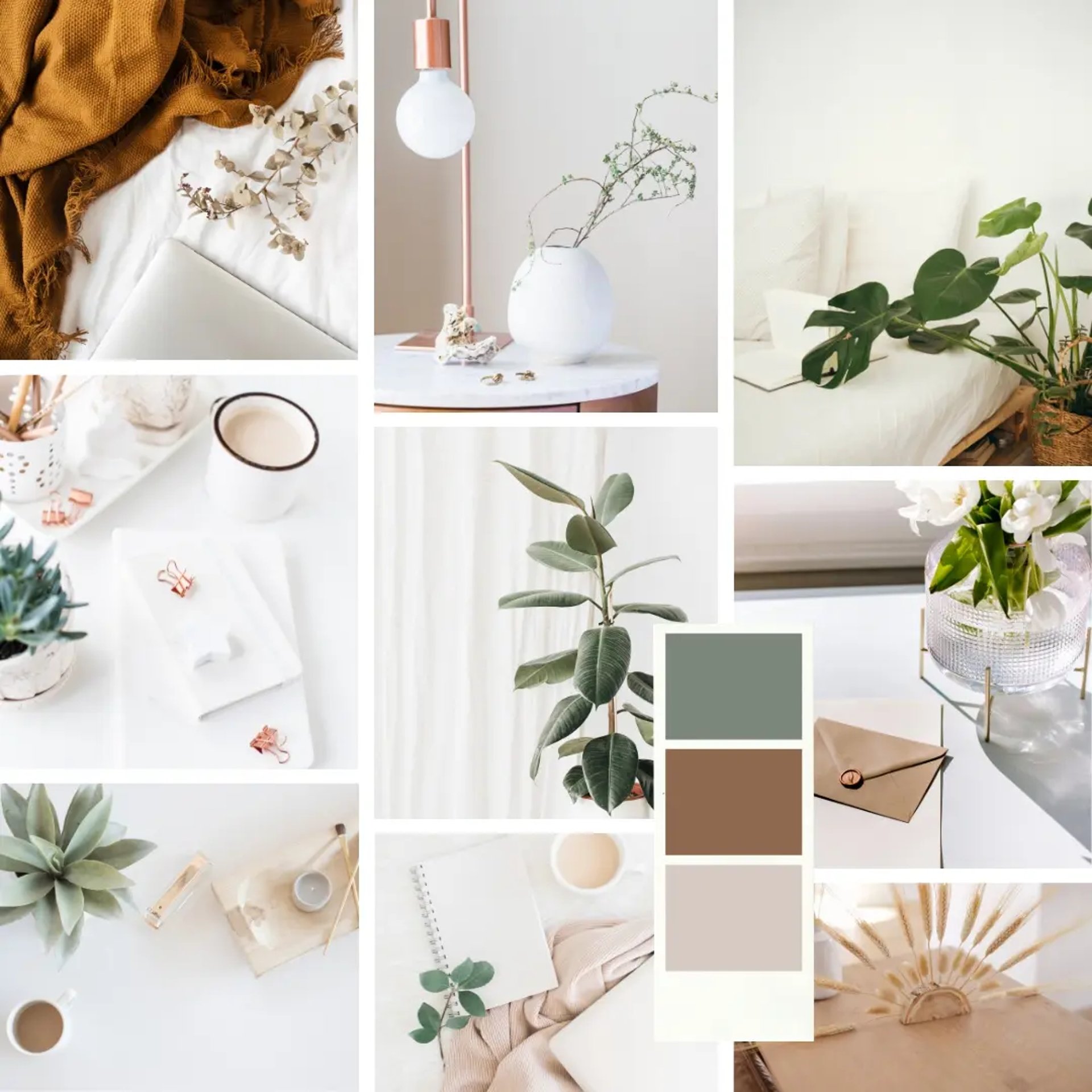 Moodboard d'inspiration décoration d'intérieur