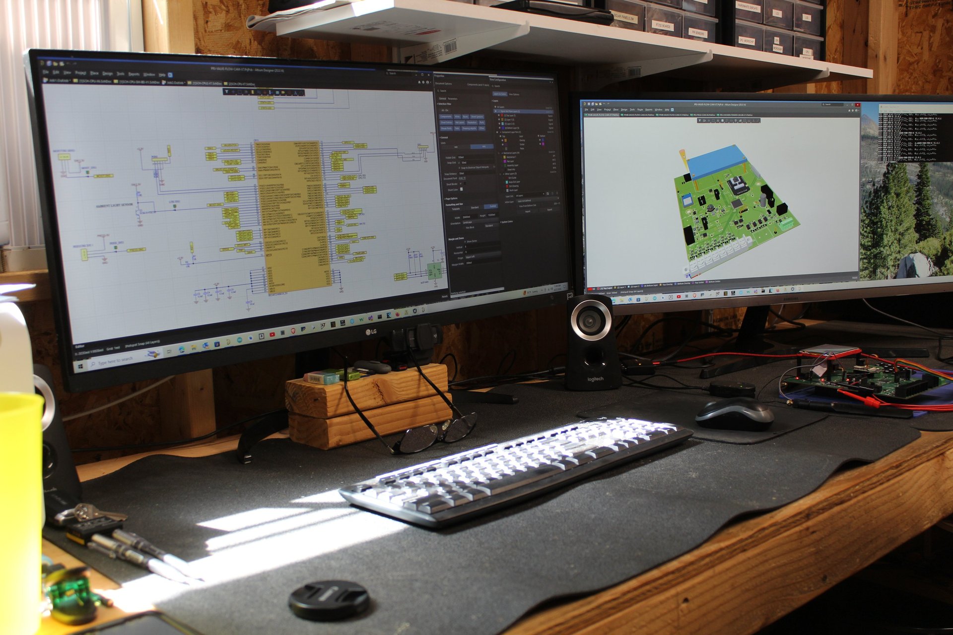 gray computer monitor