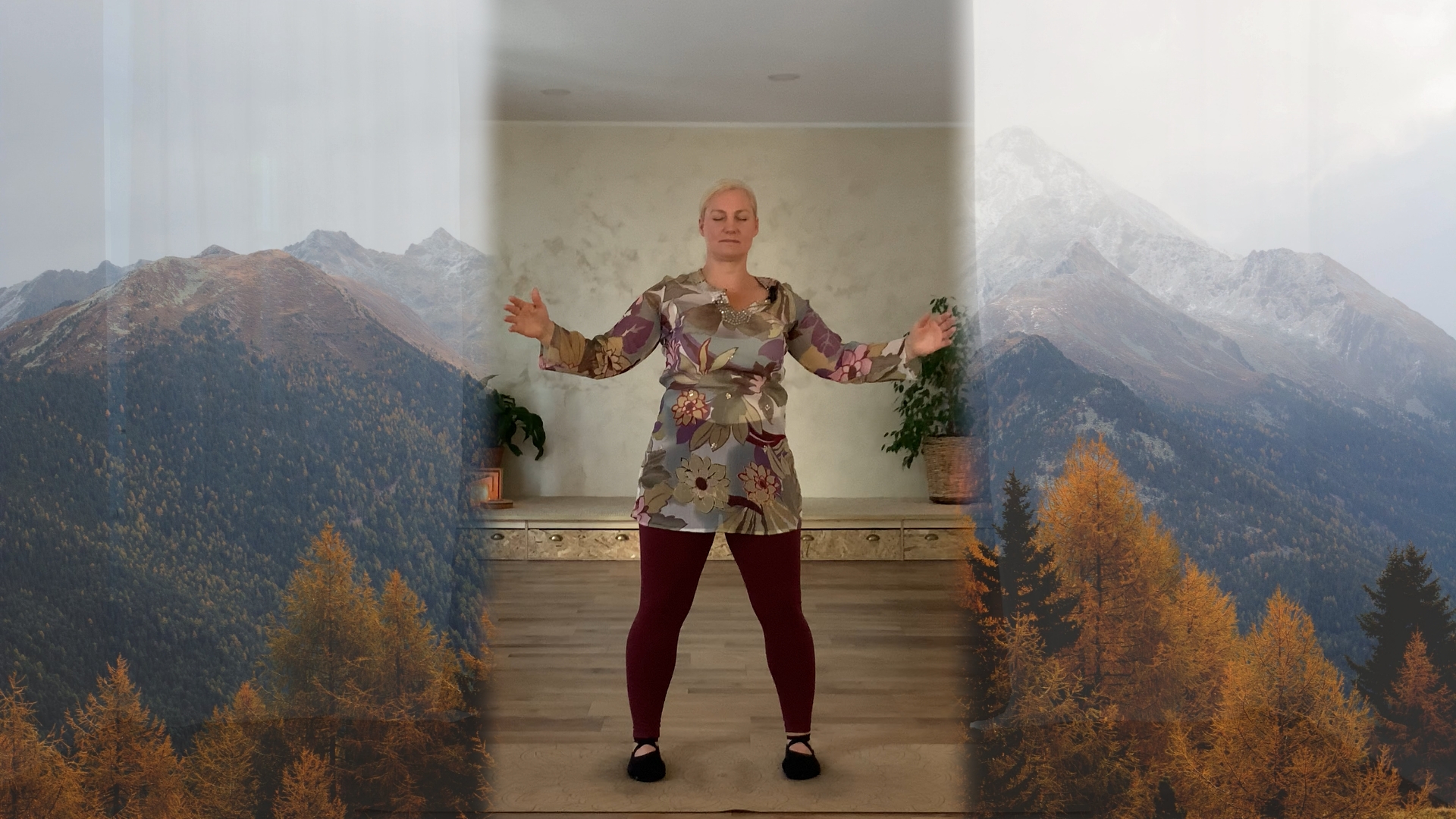 an abstract photo of a curved building with a blue sky in the background