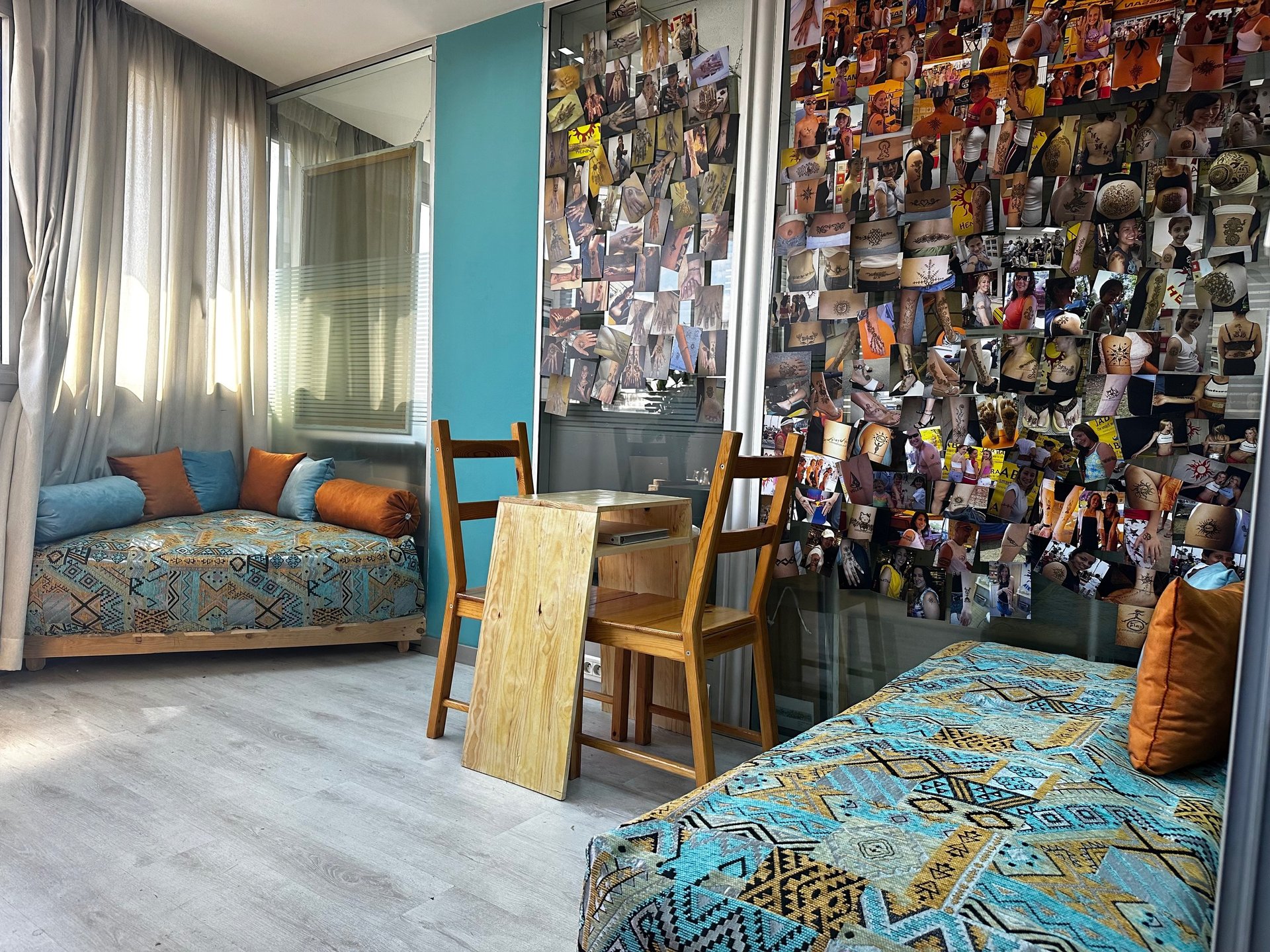 woman holding dried flower